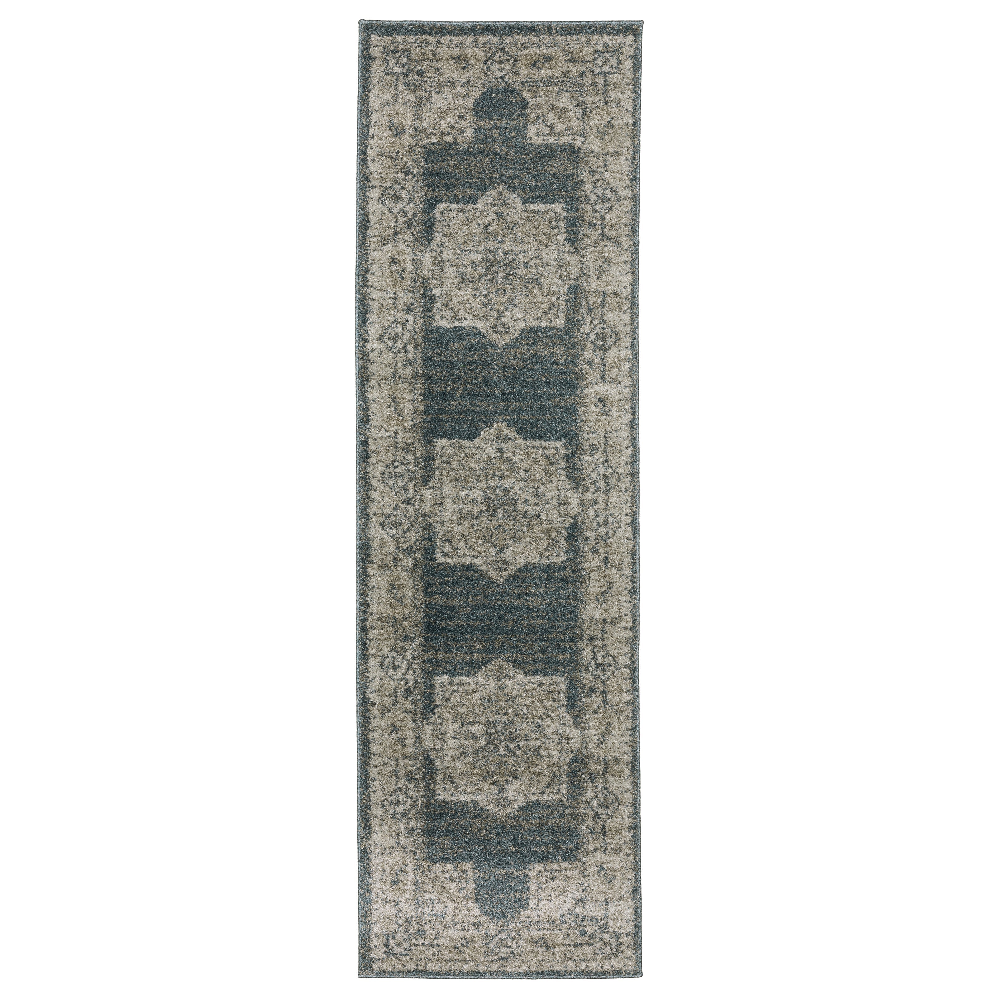Oriental Weavers Alton 5501B Blue/Beige Area Rug
