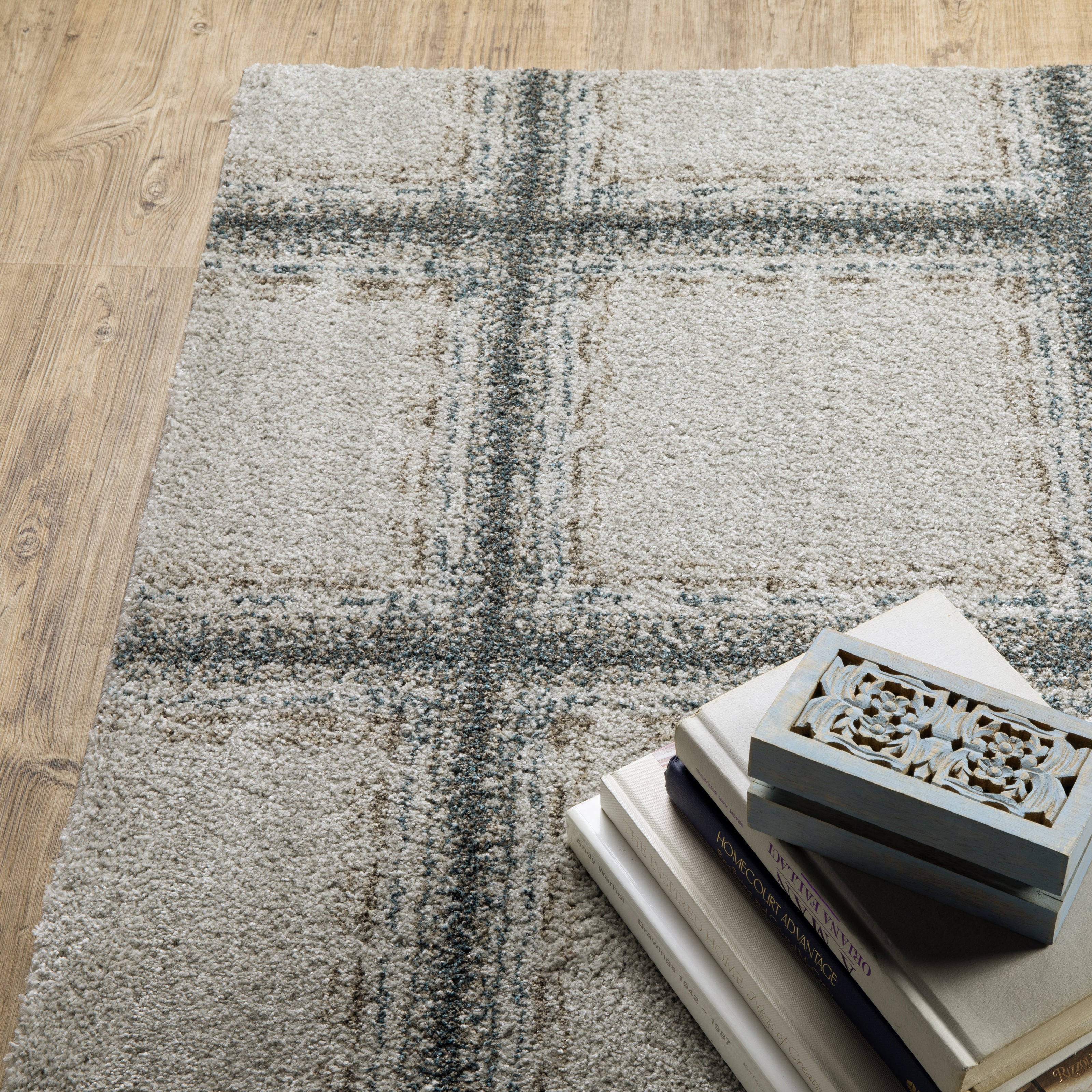 Oriental Weavers Alton 92E Beige/Blue Area Rug