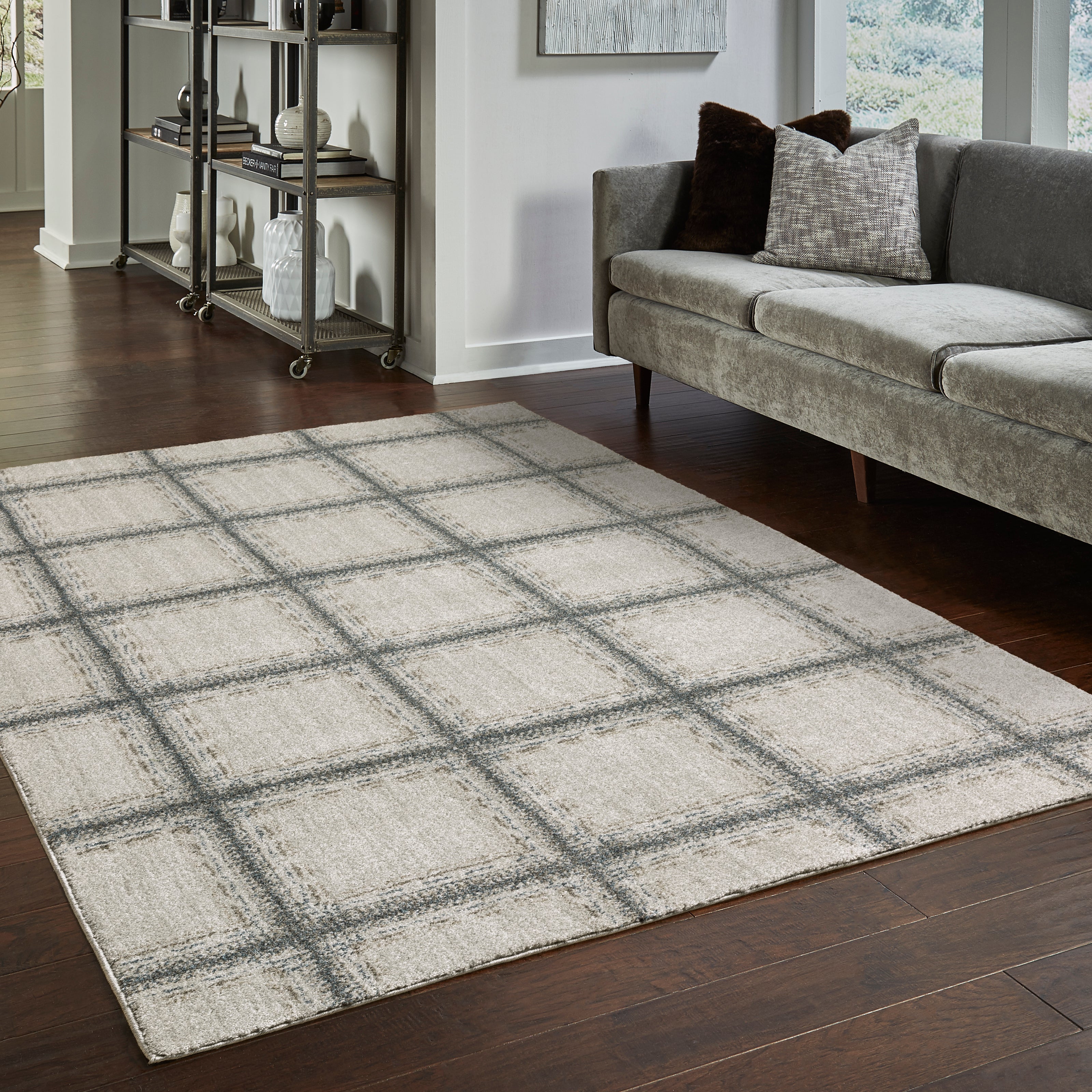 Oriental Weavers Alton 92E Beige/Blue Area Rug