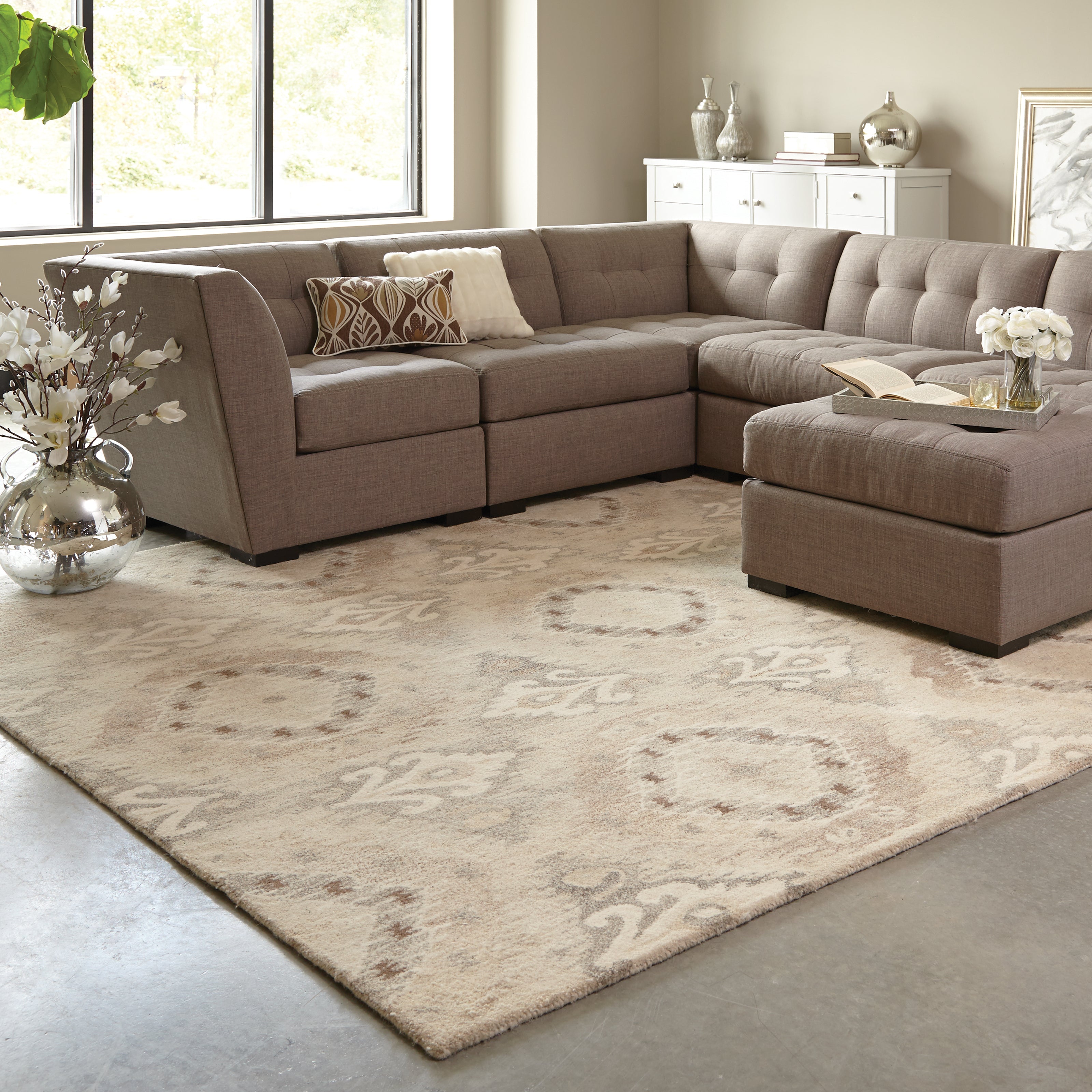 Oriental Weavers Anastasia 68003 Sand/Ivory Area Rug