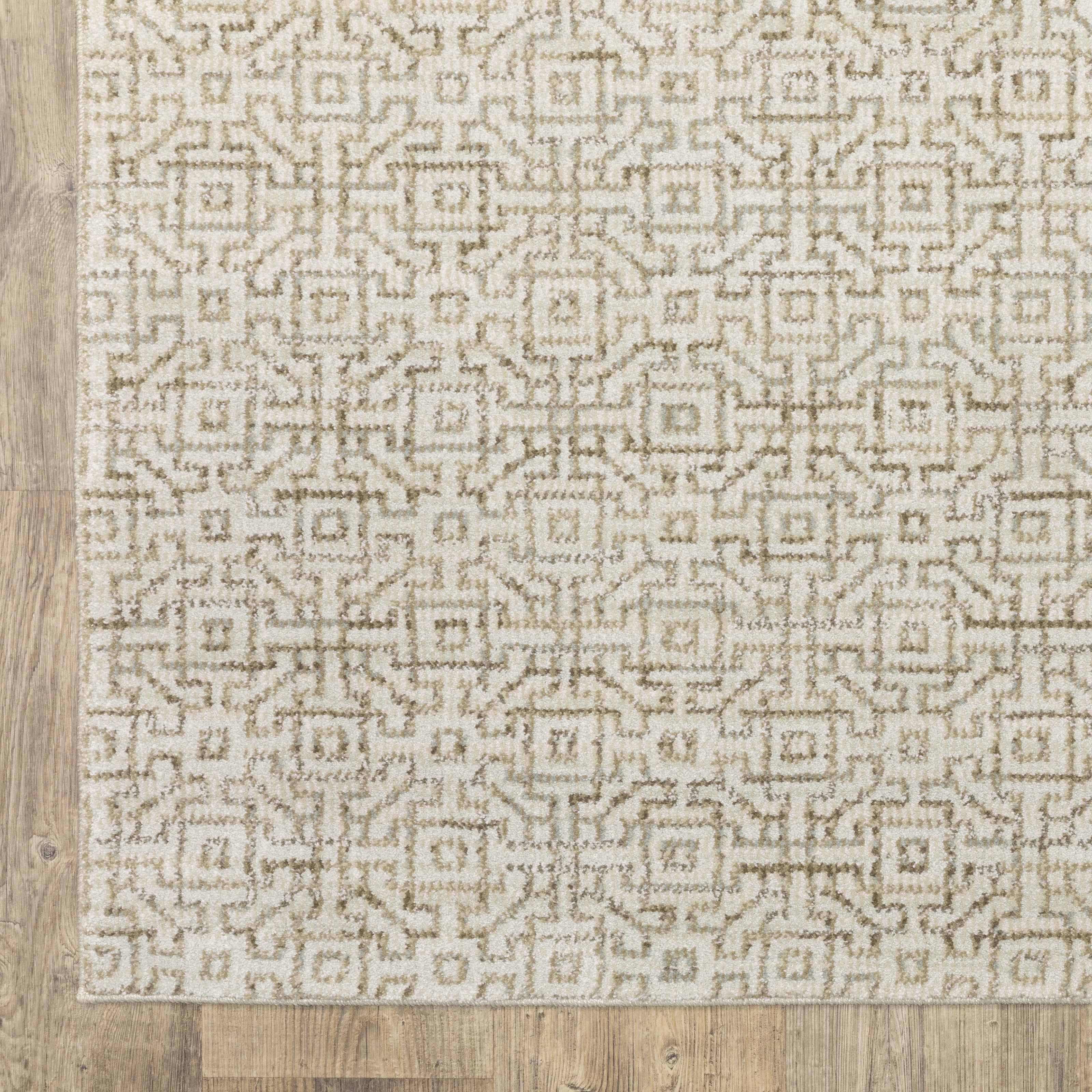Oriental Weavers Atlas 3721G Ivory/Beige Area Rug