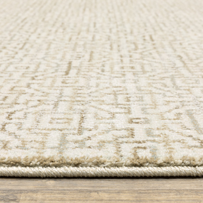 Oriental Weavers Atlas 3721G Ivory/Beige Area Rug