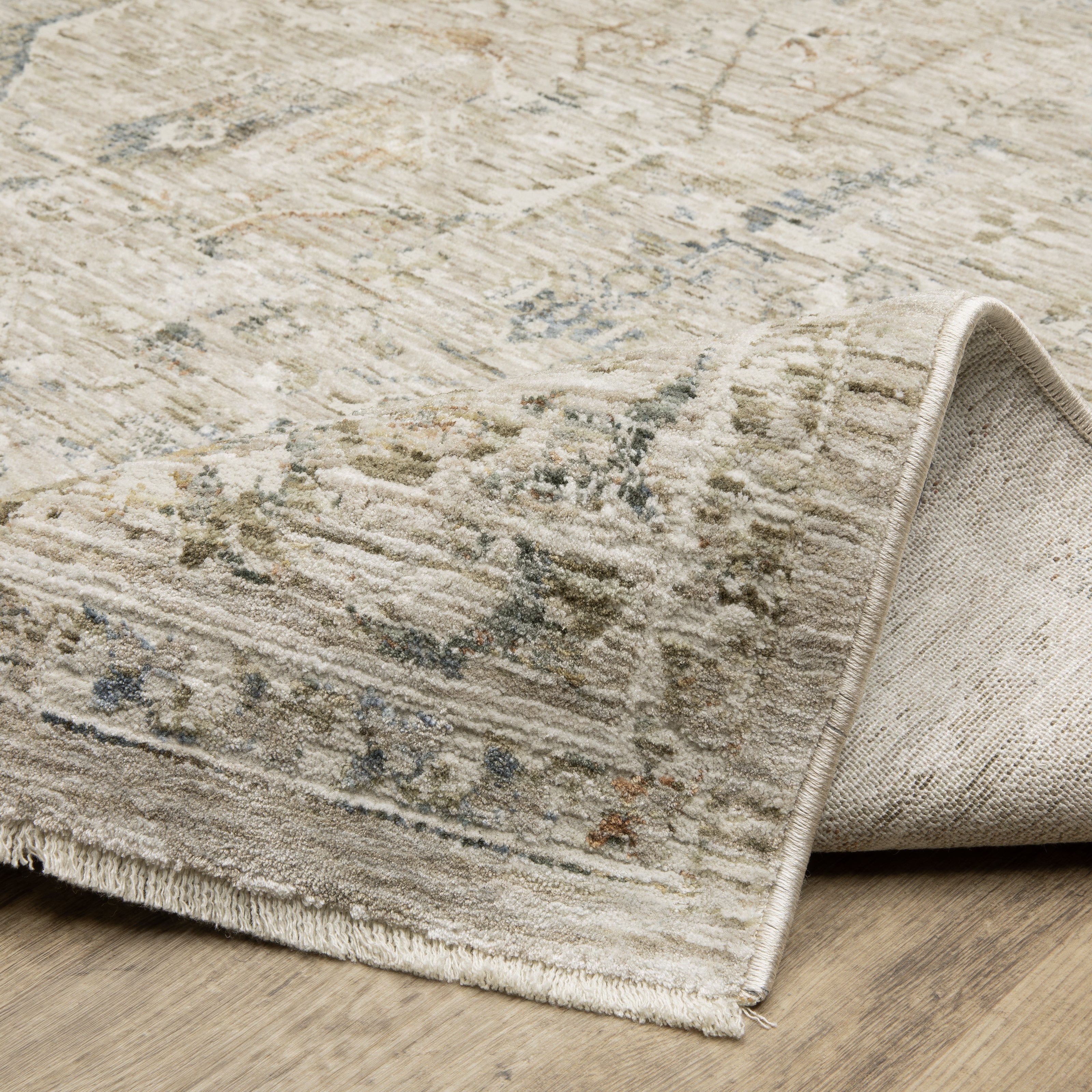 Oriental Weavers Avalon AVA02 Beige/Blue Area Rug