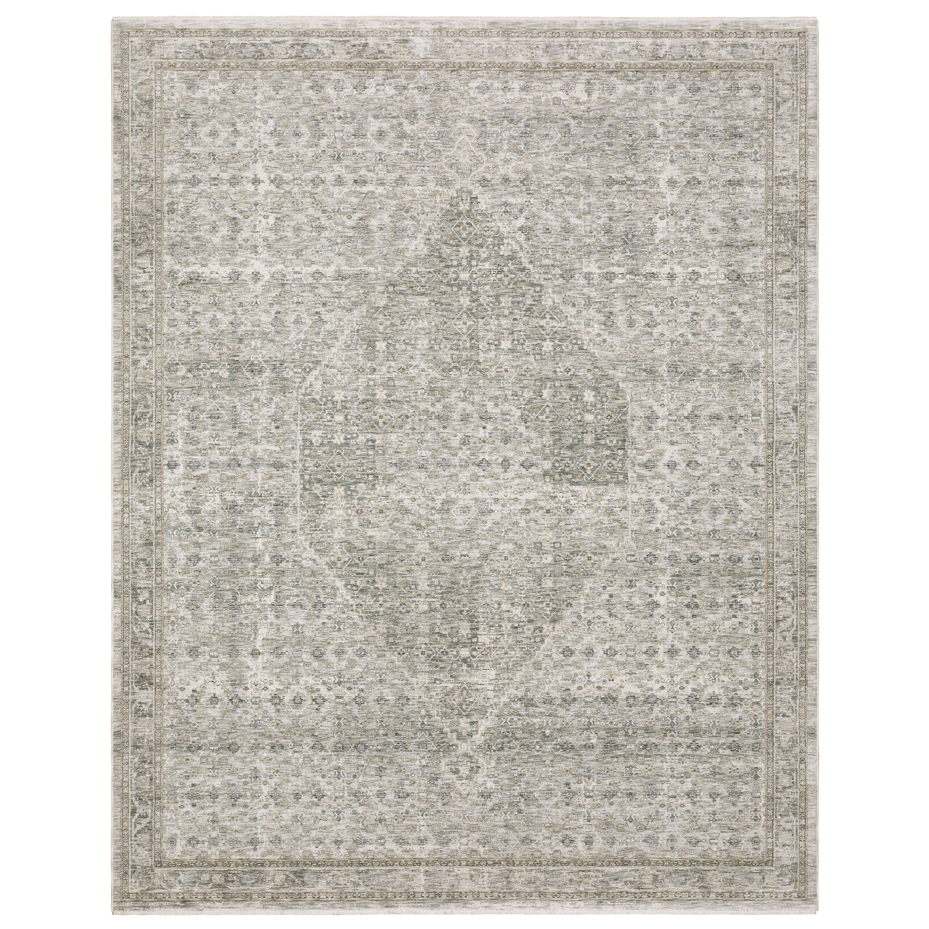 Oriental Weavers Avalon AVA04 Grey/Beige Area Rug