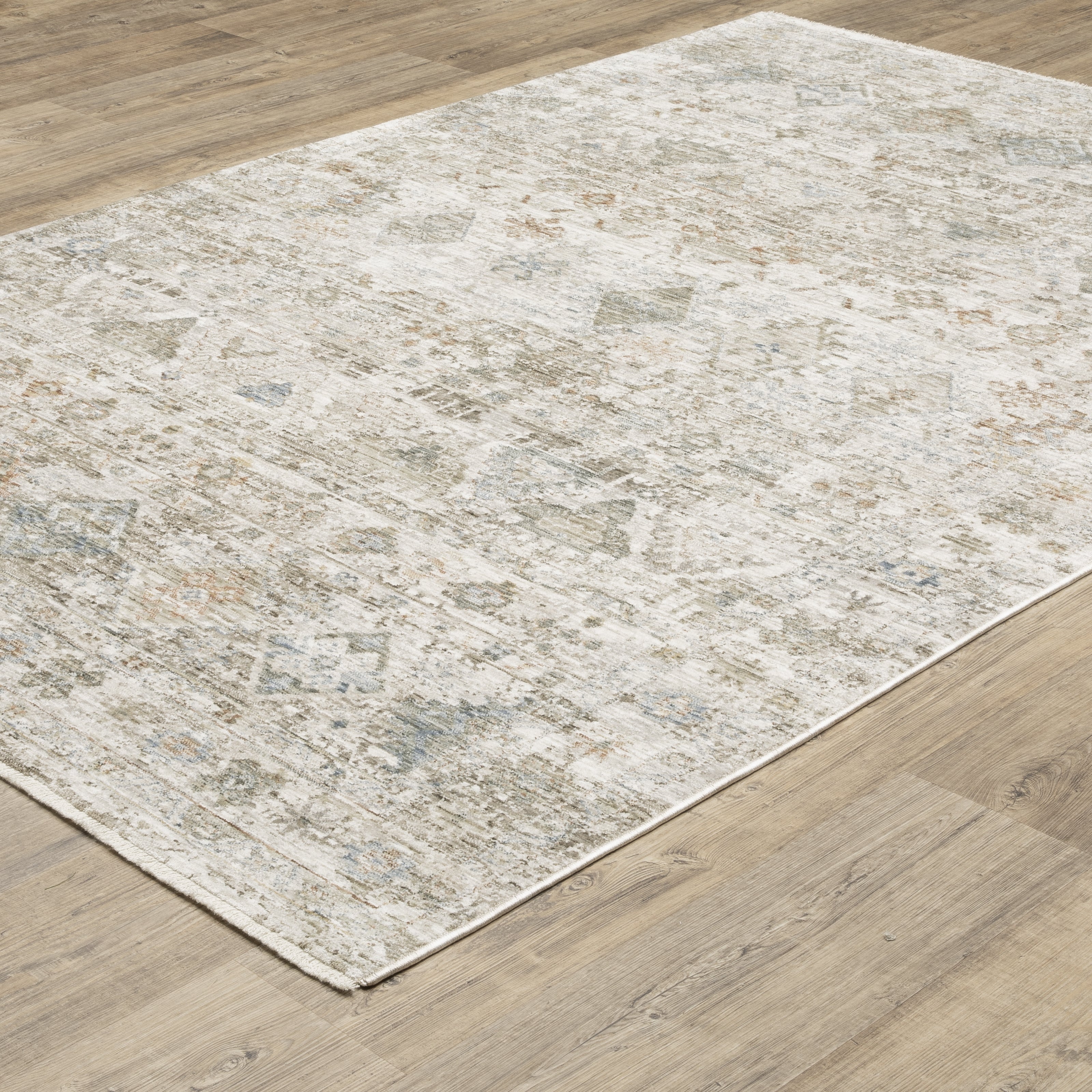 Oriental Weavers Avalon AVA05 Beige/Blue Area Rug
