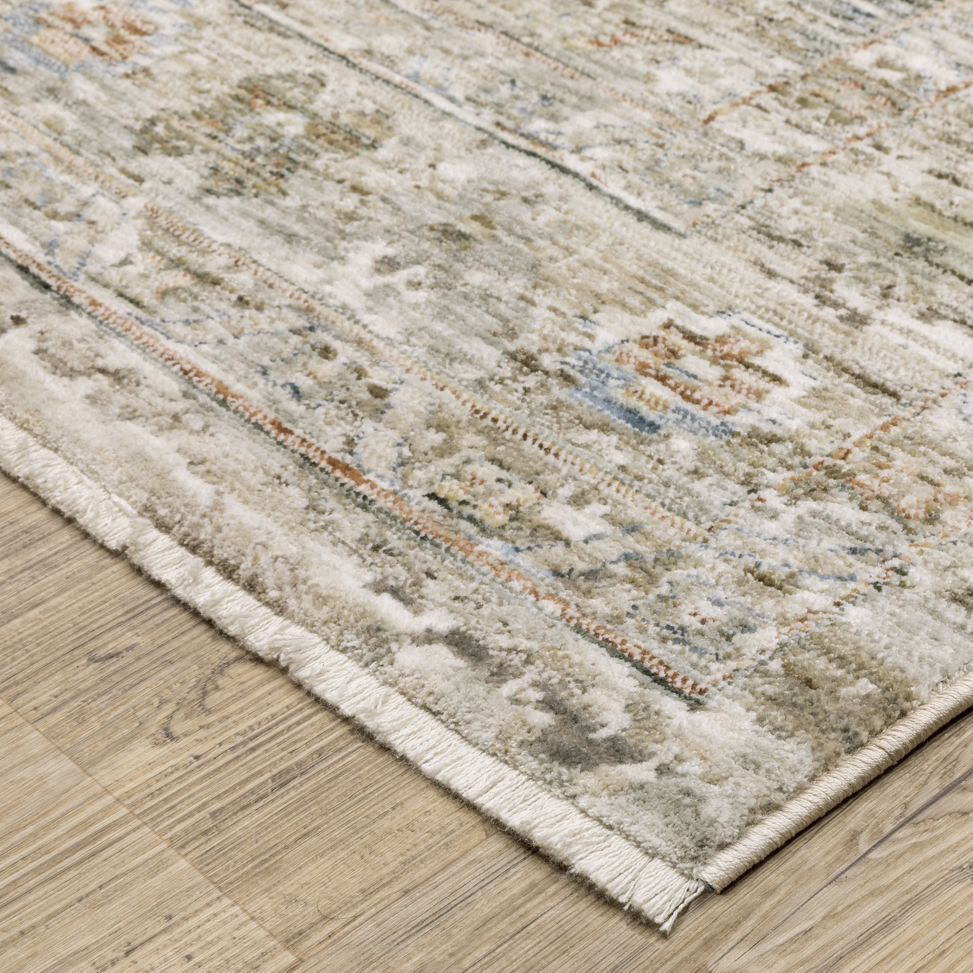 Oriental Weavers Avalon AVA05 Beige/Blue Area Rug