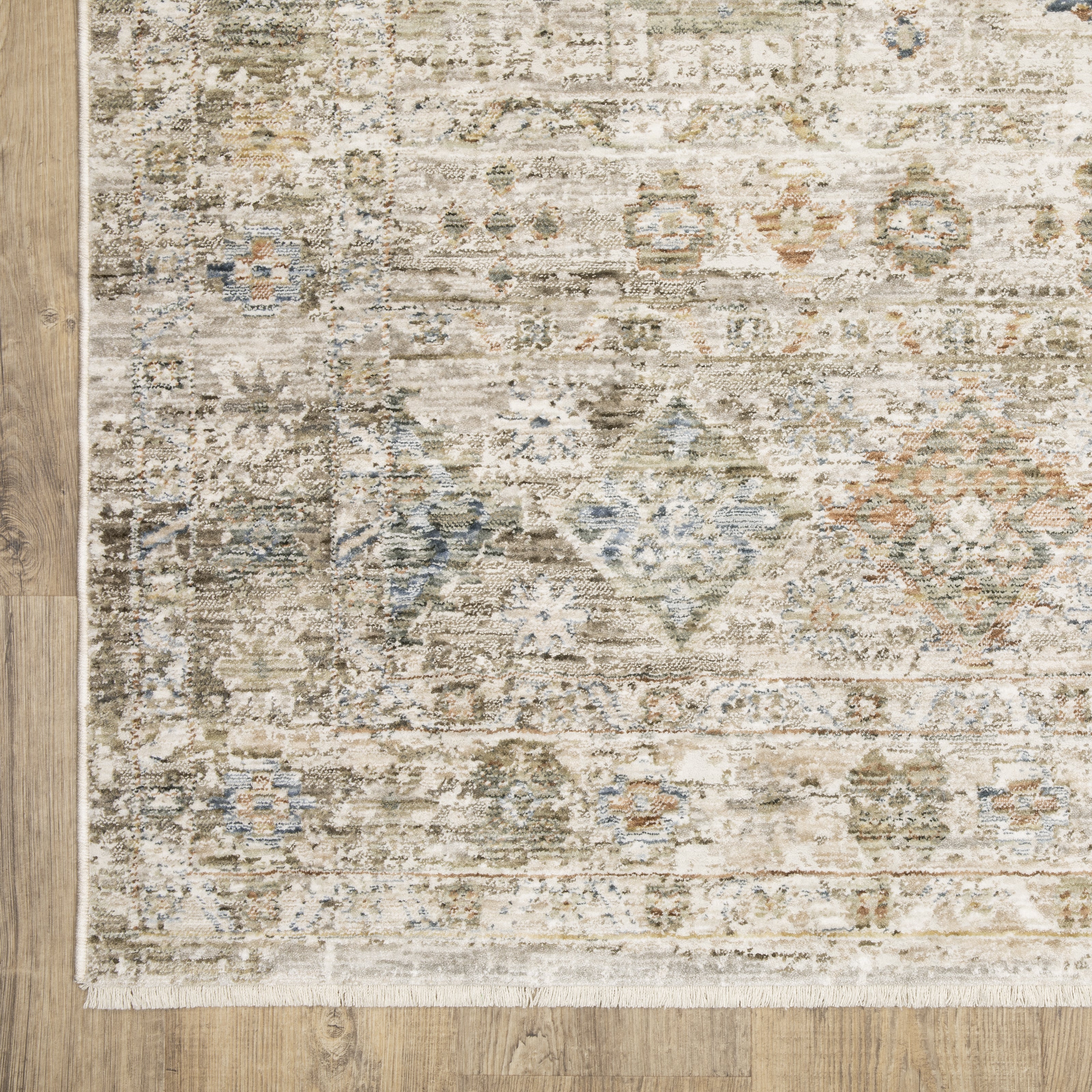 Oriental Weavers Avalon AVA05 Beige/Blue Area Rug