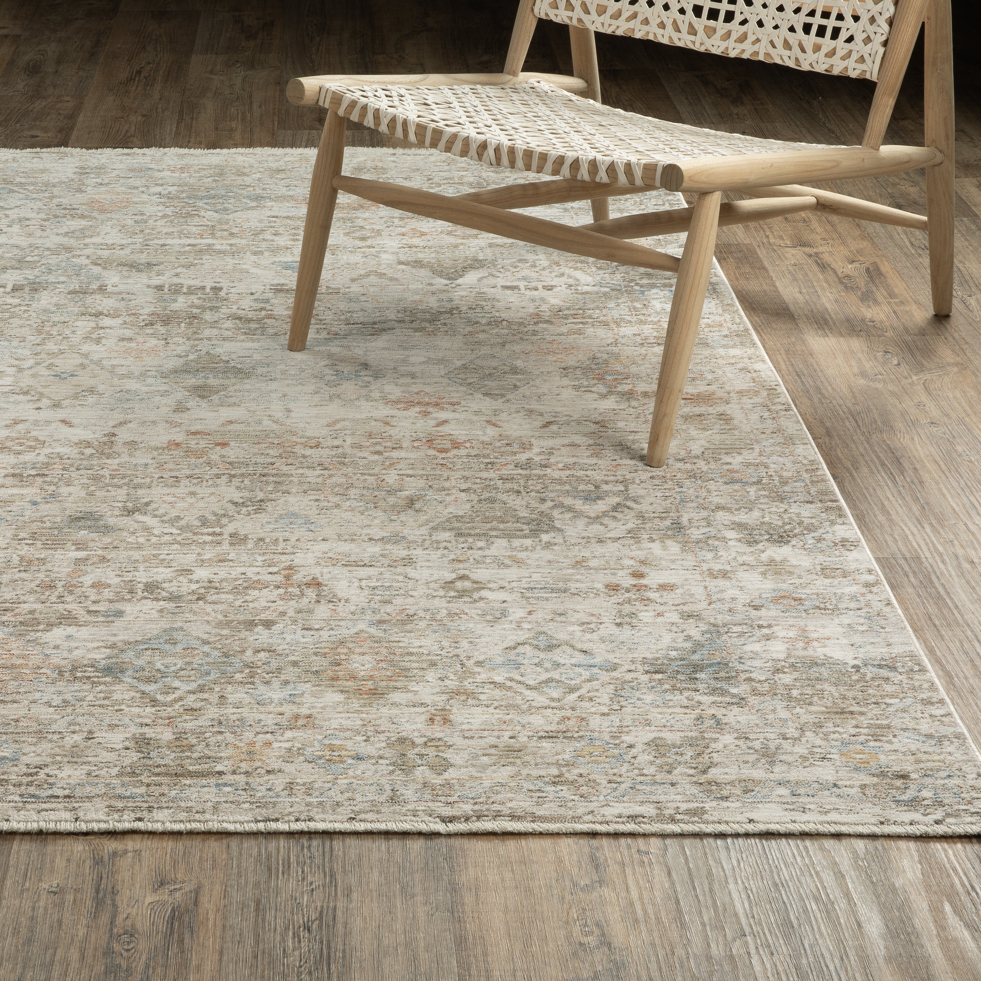 Oriental Weavers Avalon AVA05 Beige/Blue Area Rug