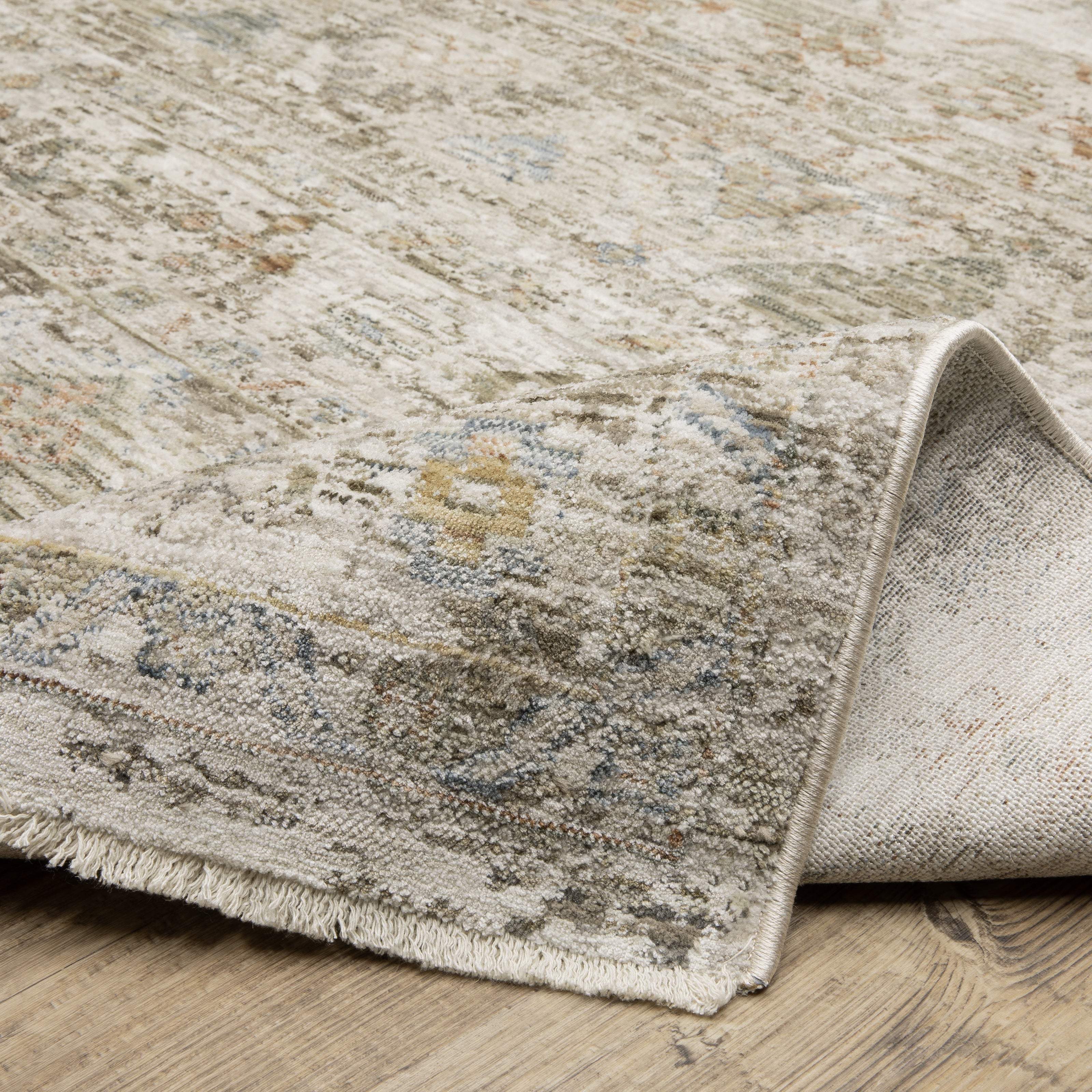 Oriental Weavers Avalon AVA05 Beige/Blue Area Rug
