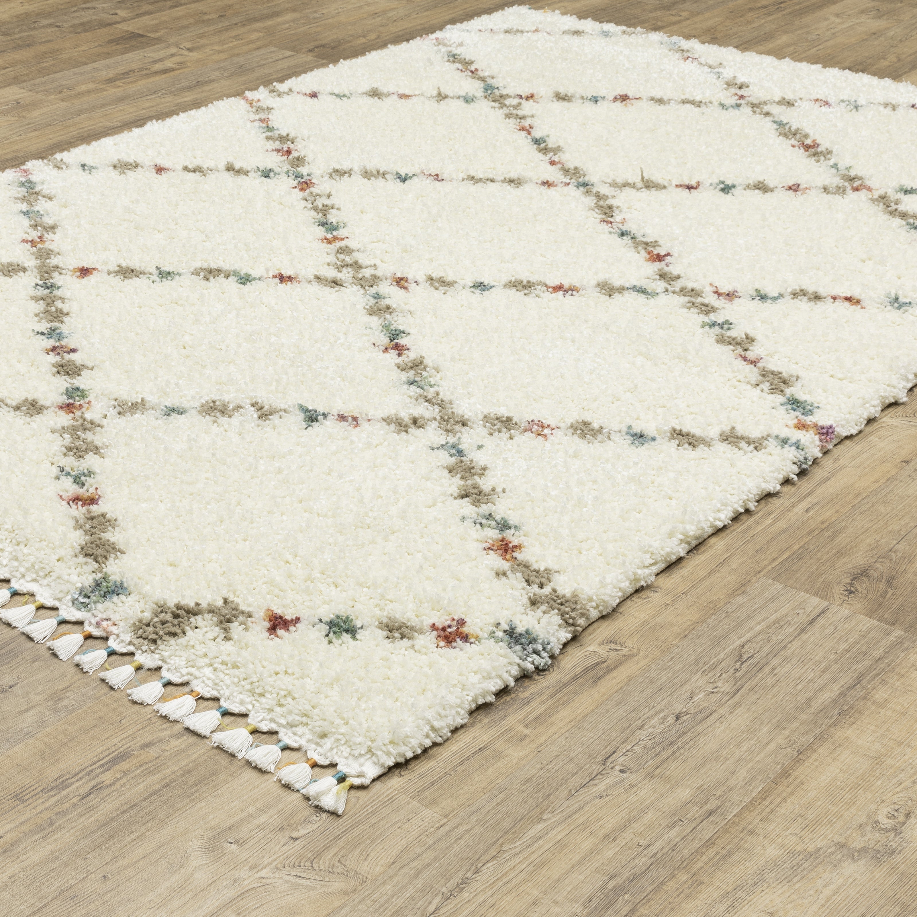 Oriental Weavers Axis AX08A Ivory/Multi Area Rug