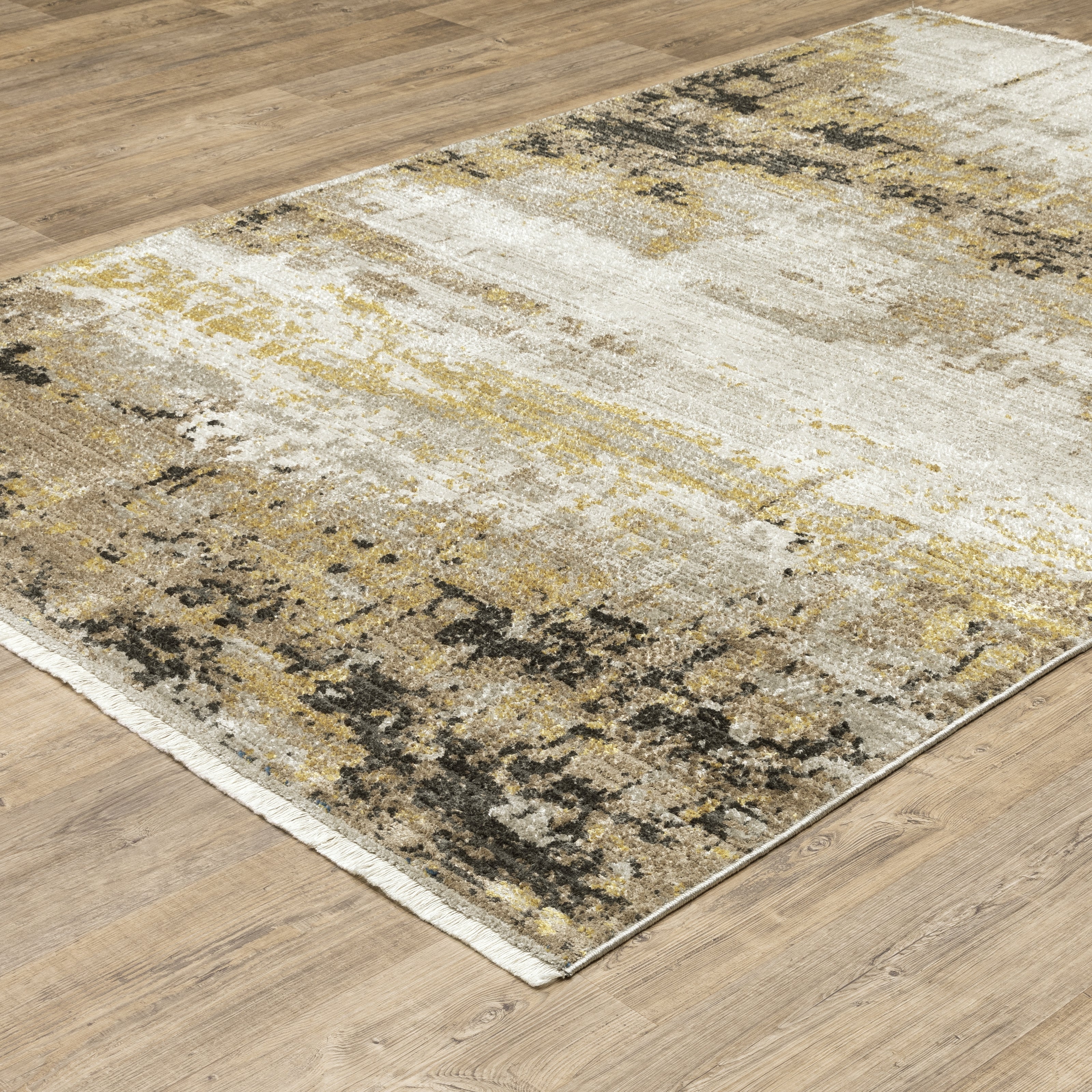 Oriental Weavers Bauer 2061X Gold/Black Area Rug
