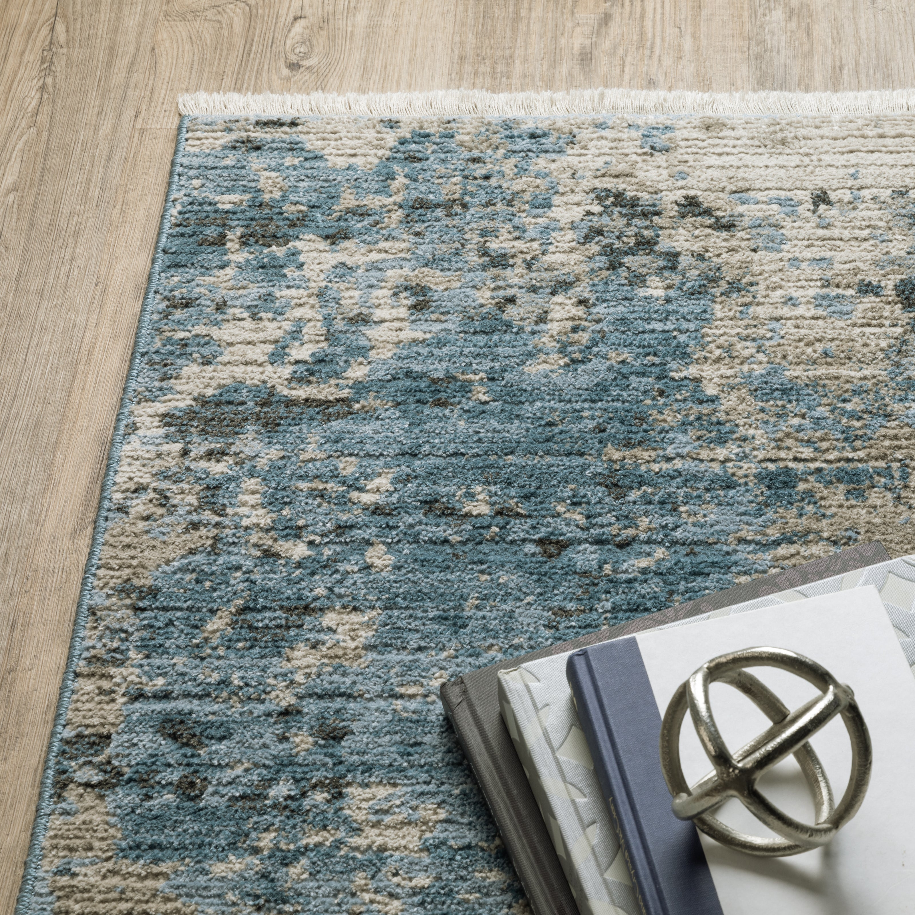 Oriental Weavers Bauer 41L Blue/Beige Area Rug