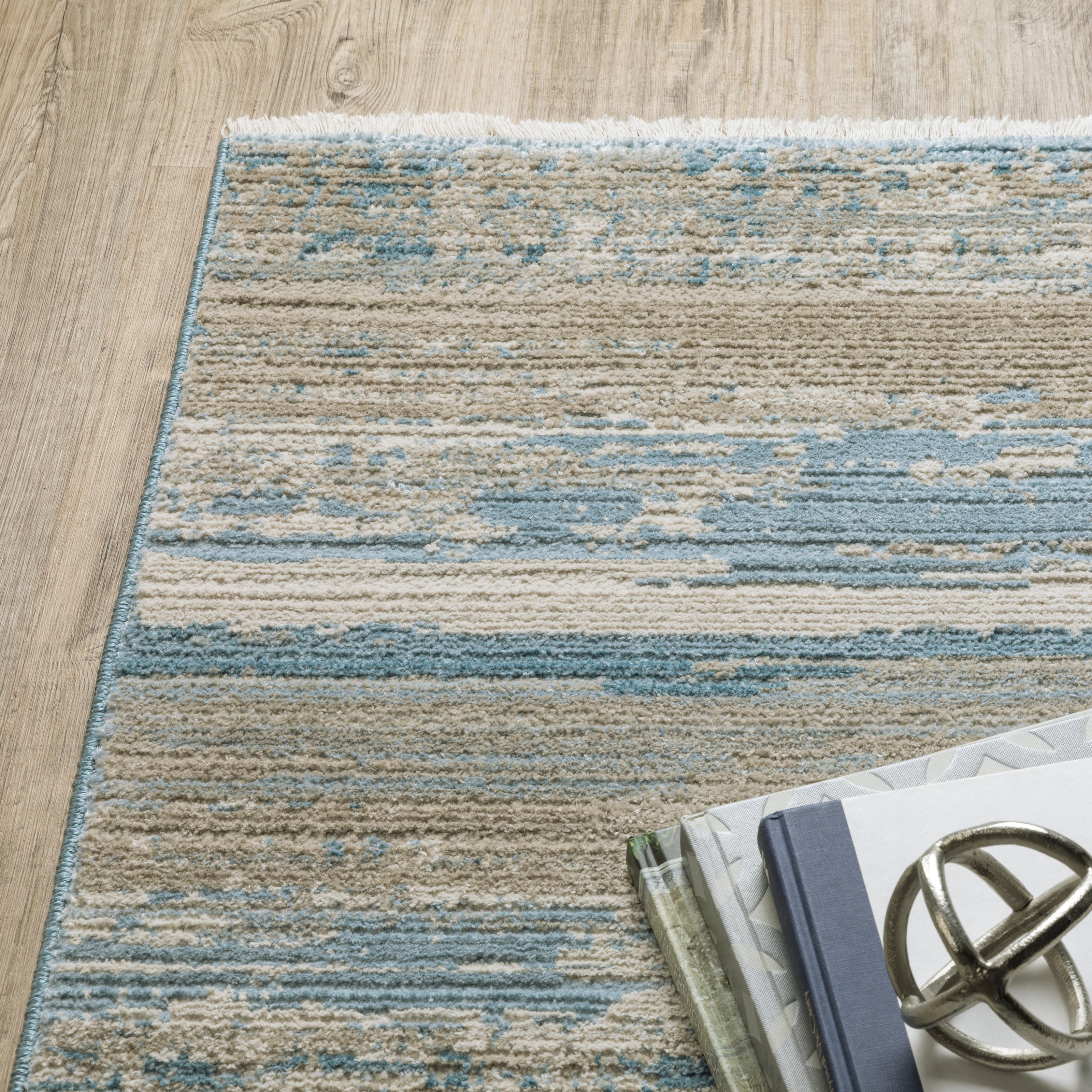 Oriental Weavers Bauer 42L Blue/Beige Area Rug