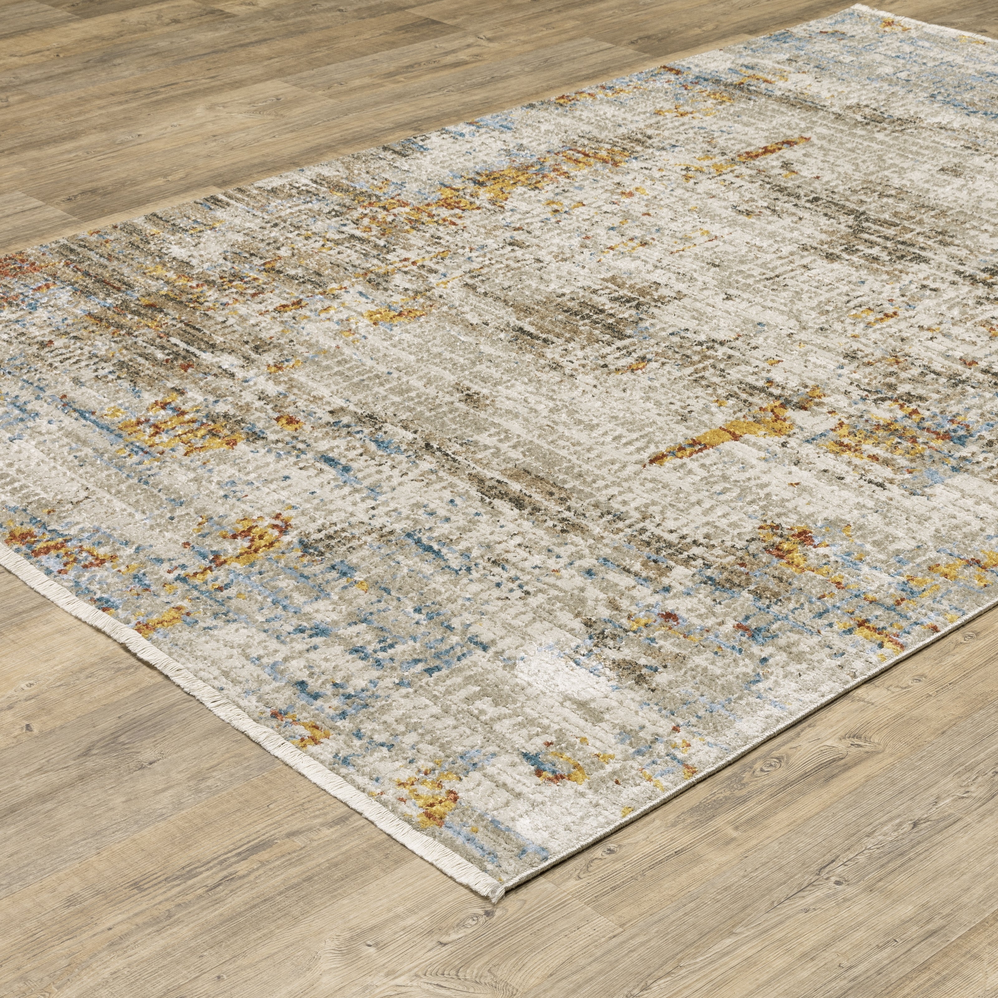 Oriental Weavers Bauer 5E Beige/Multi Area Rug