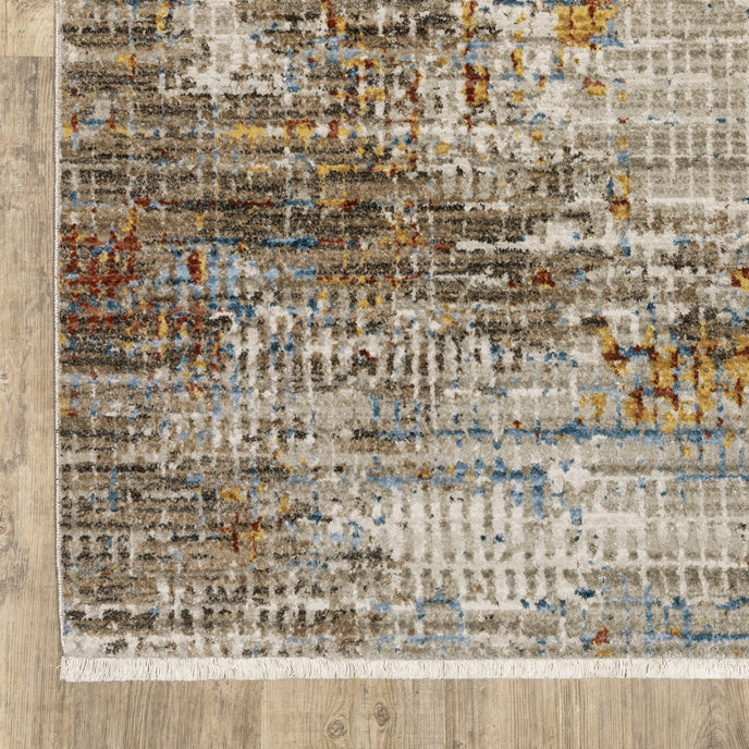 Oriental Weavers Bauer 5E Beige/Multi Area Rug
