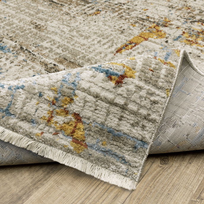 Oriental Weavers Bauer 5E Beige/Multi Area Rug