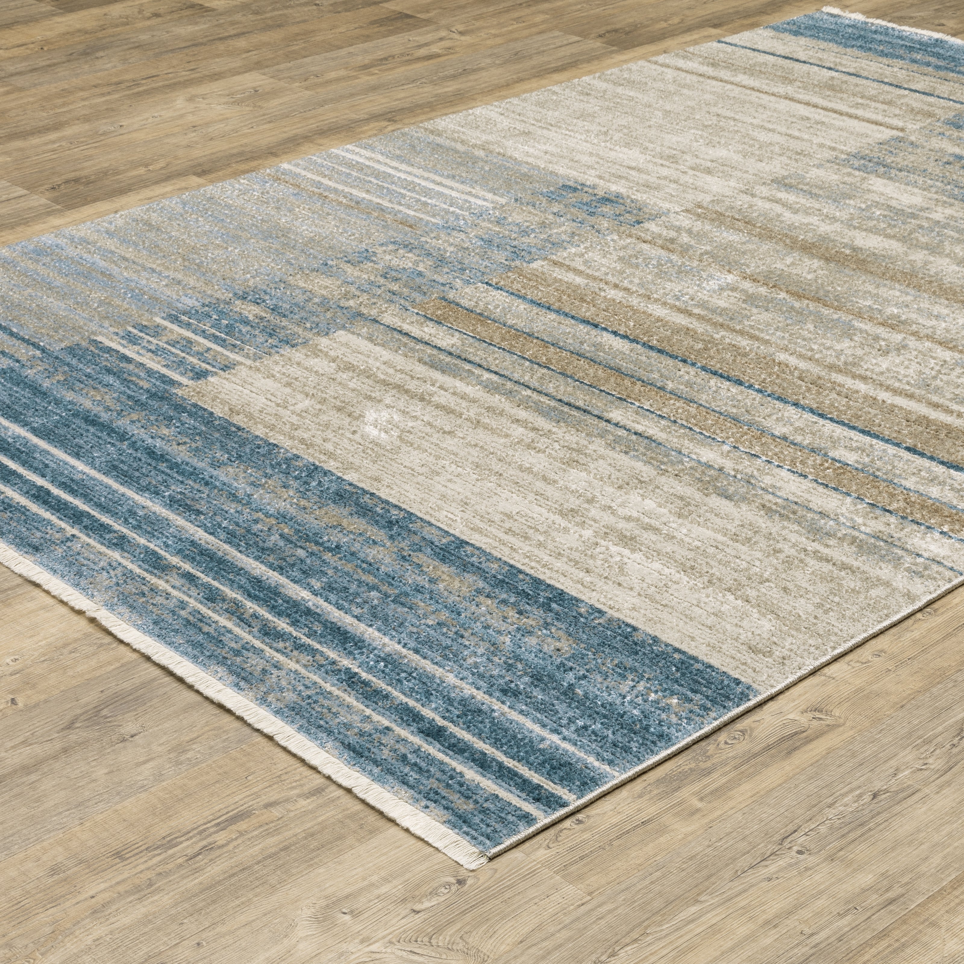 Oriental Weavers Bauer 90B Blue/Beige Area Rug