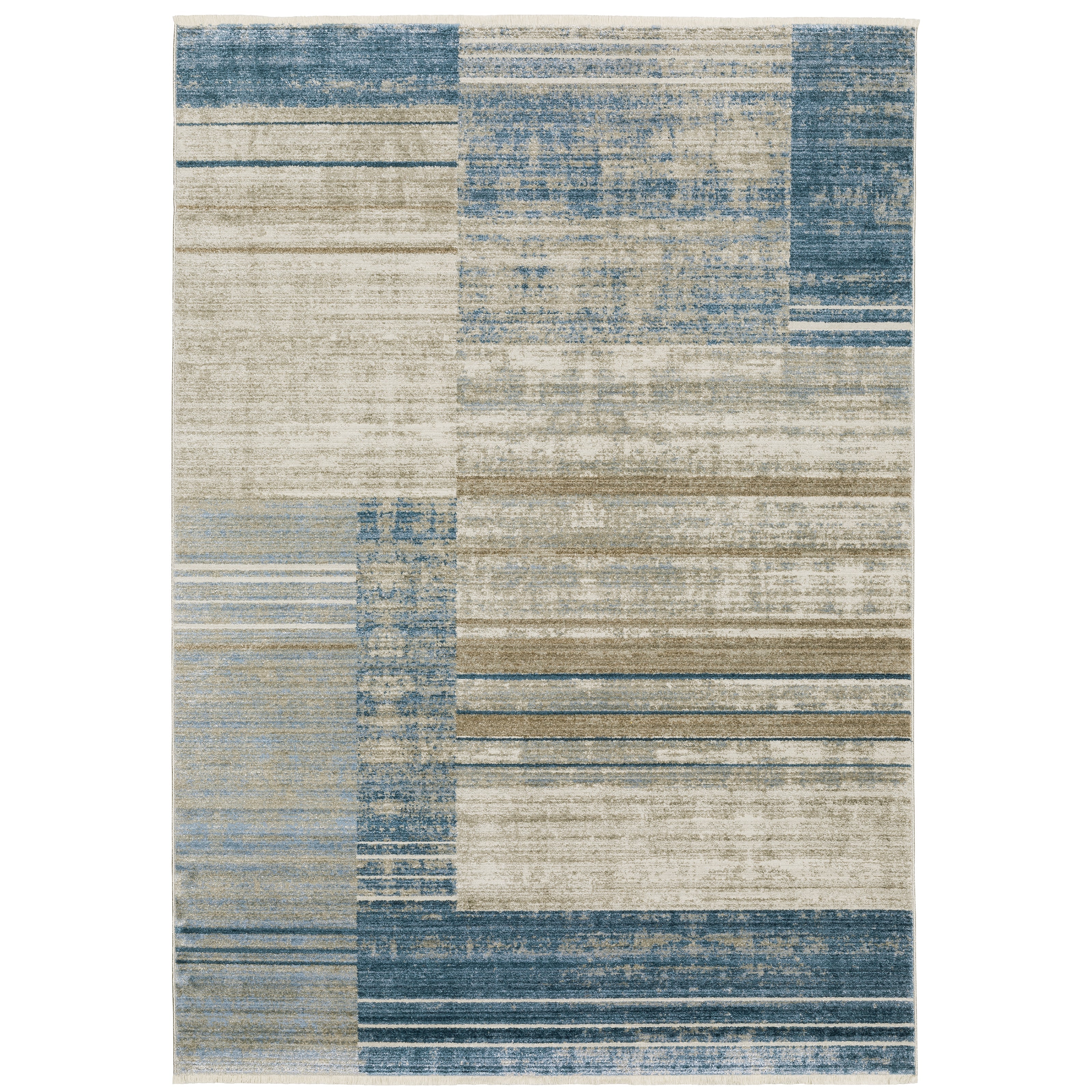 Oriental Weavers Bauer 90B Blue/Beige Area Rug