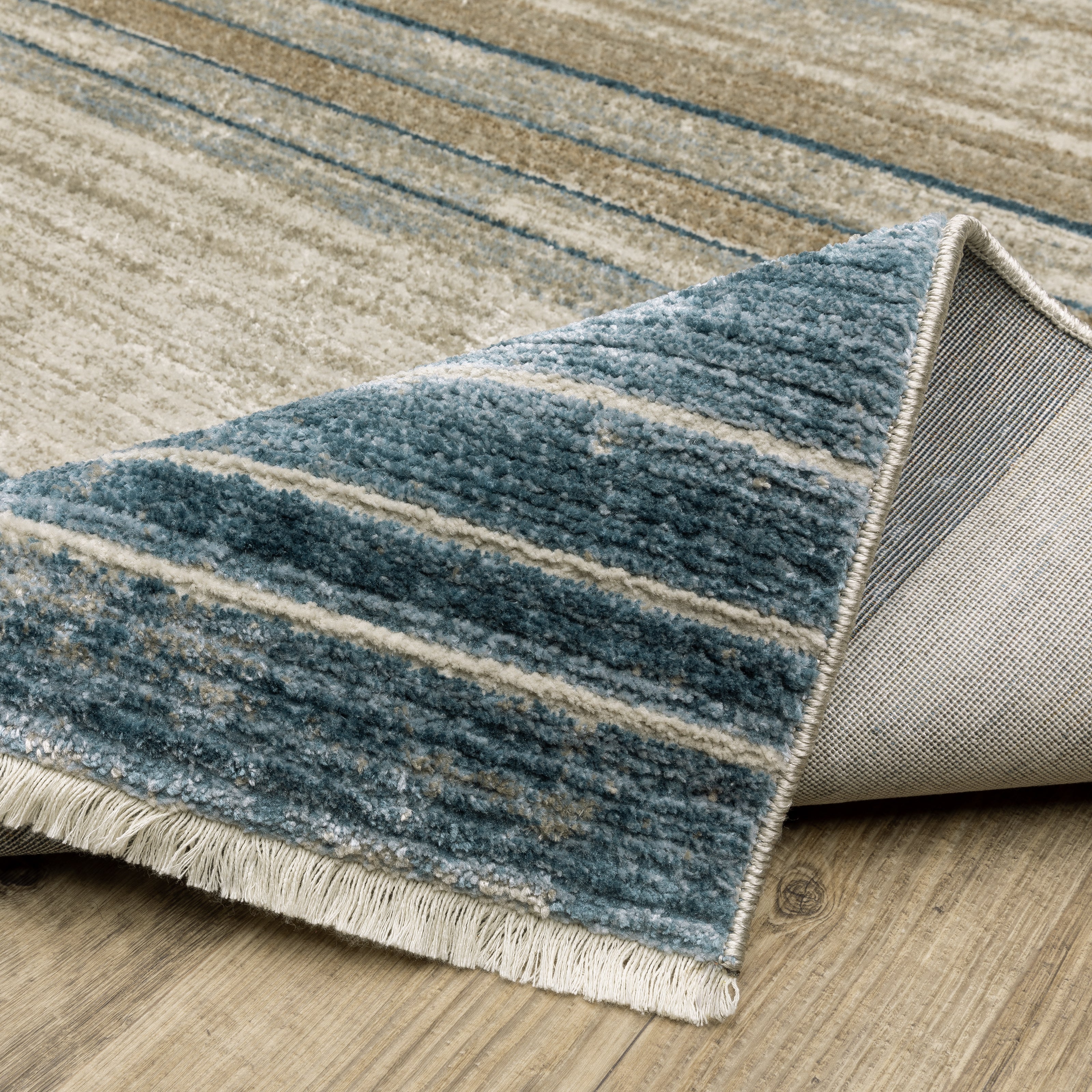 Oriental Weavers Bauer 90B Blue/Beige Area Rug