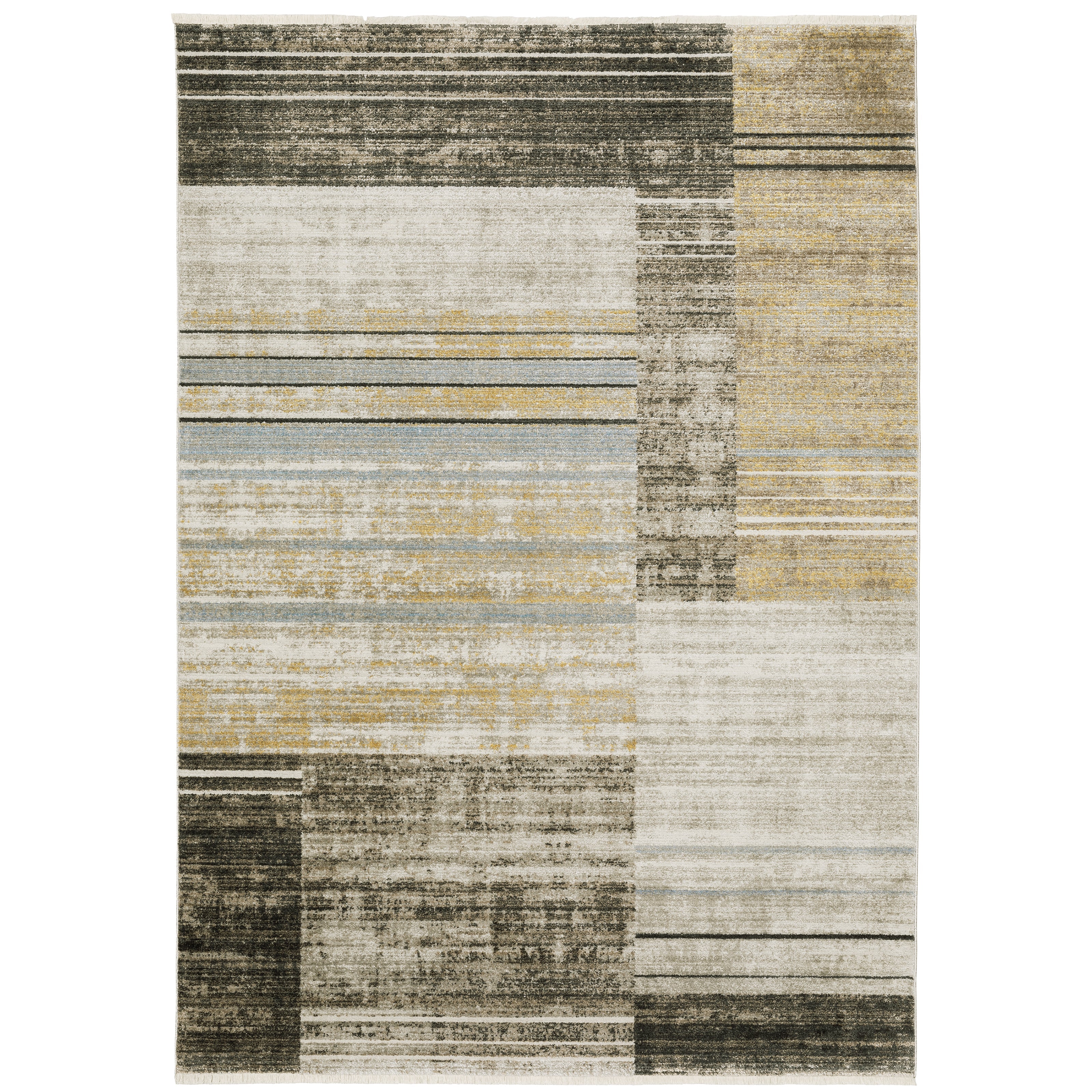 Oriental Weavers Bauer 90N Beige/Charcoal Area Rug