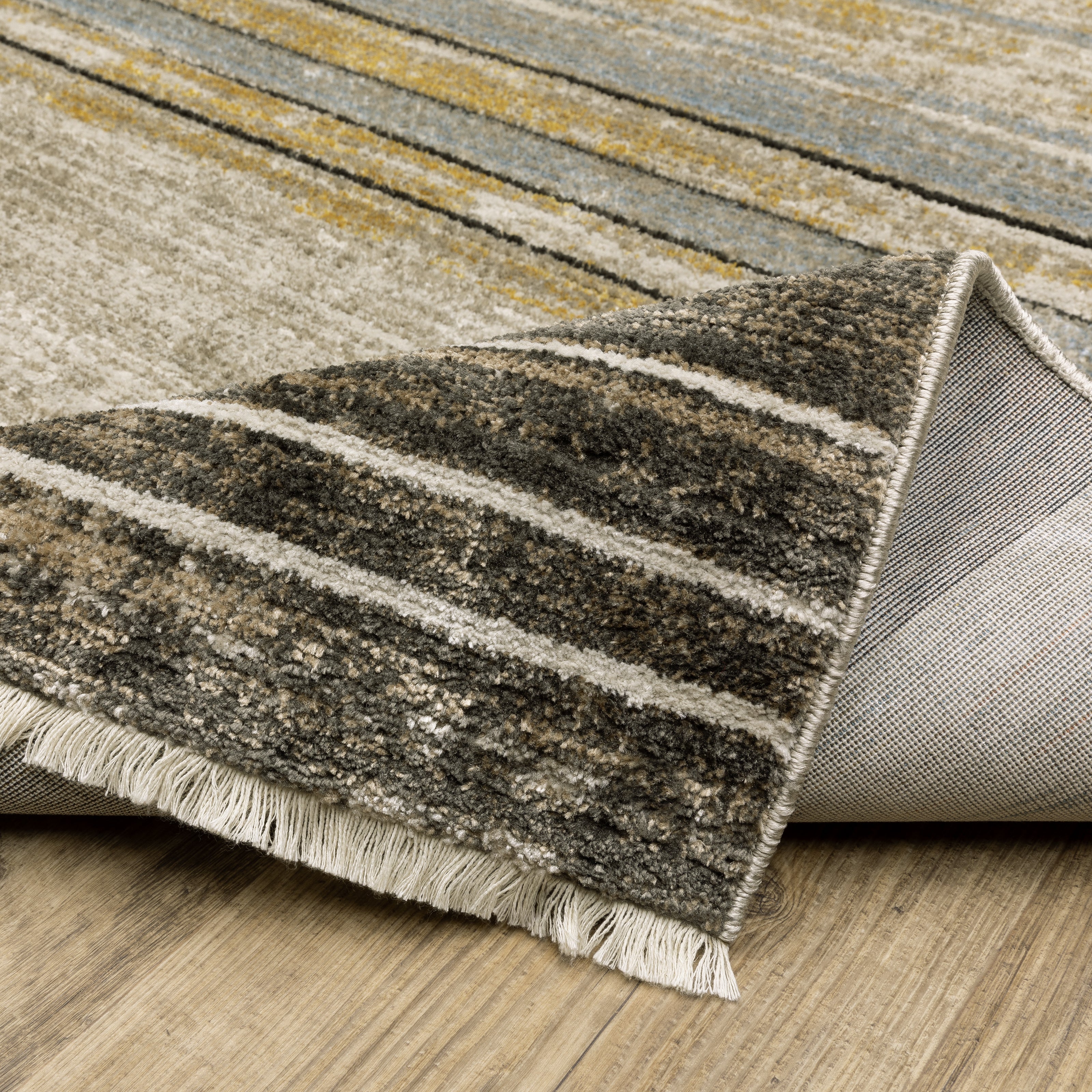 Oriental Weavers Bauer 90N Beige/Charcoal Area Rug