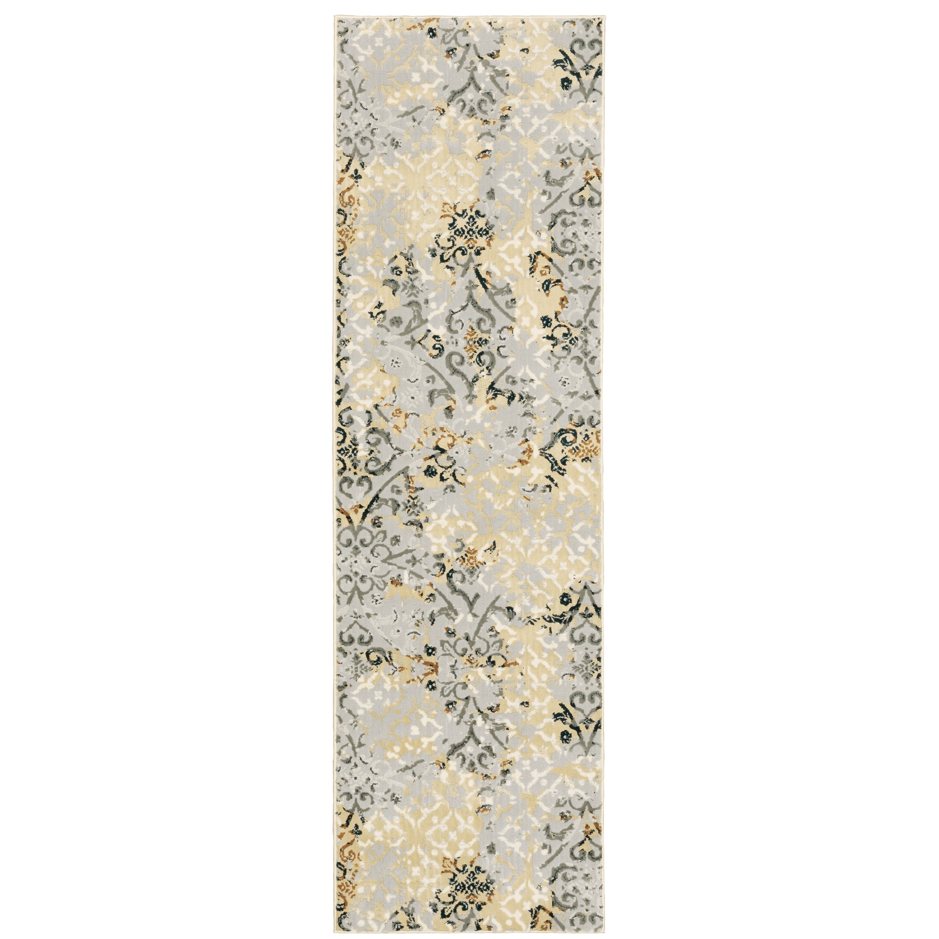 Oriental Weavers Bowen 108W Grey/Gold Area Rug