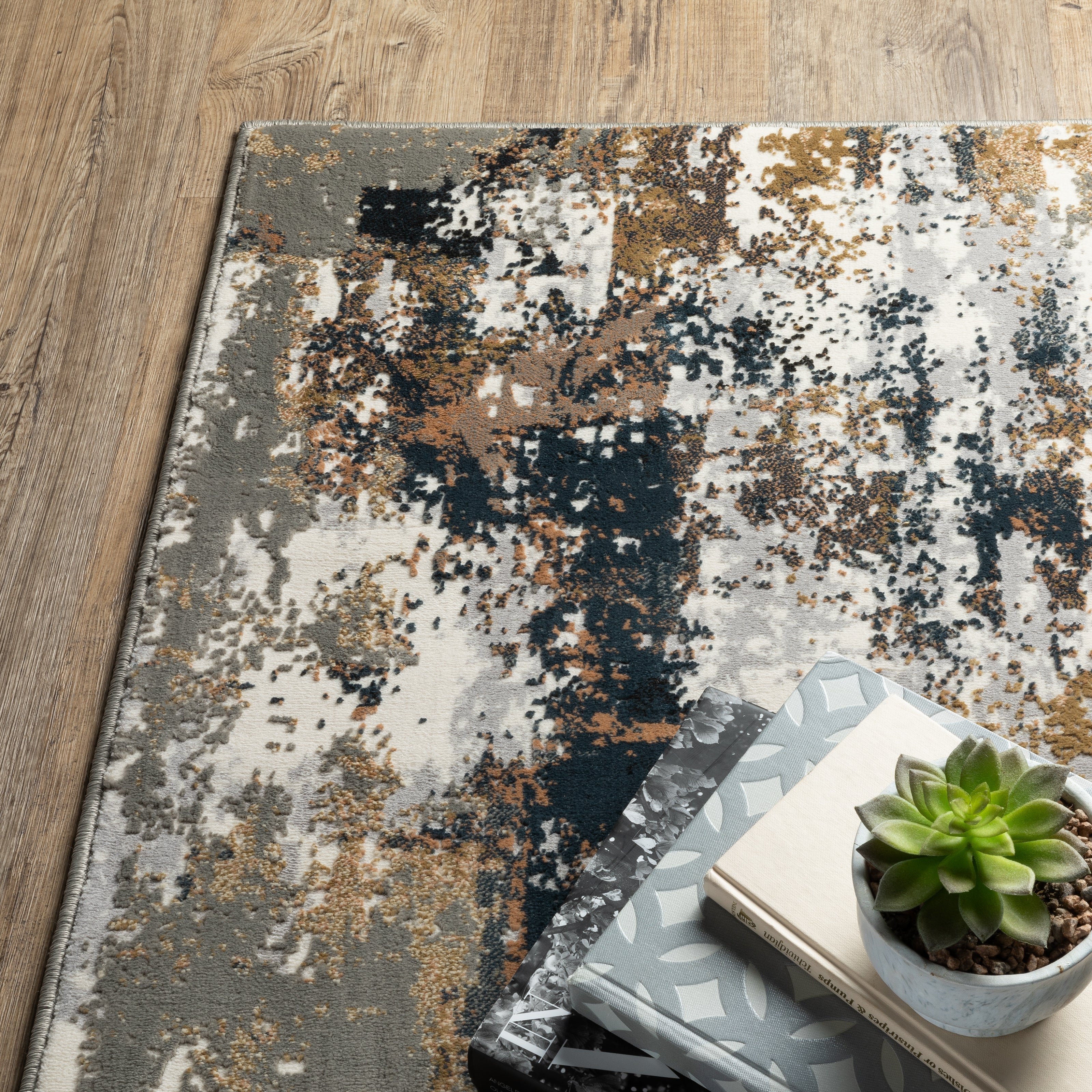 Oriental Weavers Bowen 4928X Grey/Gold Area Rug