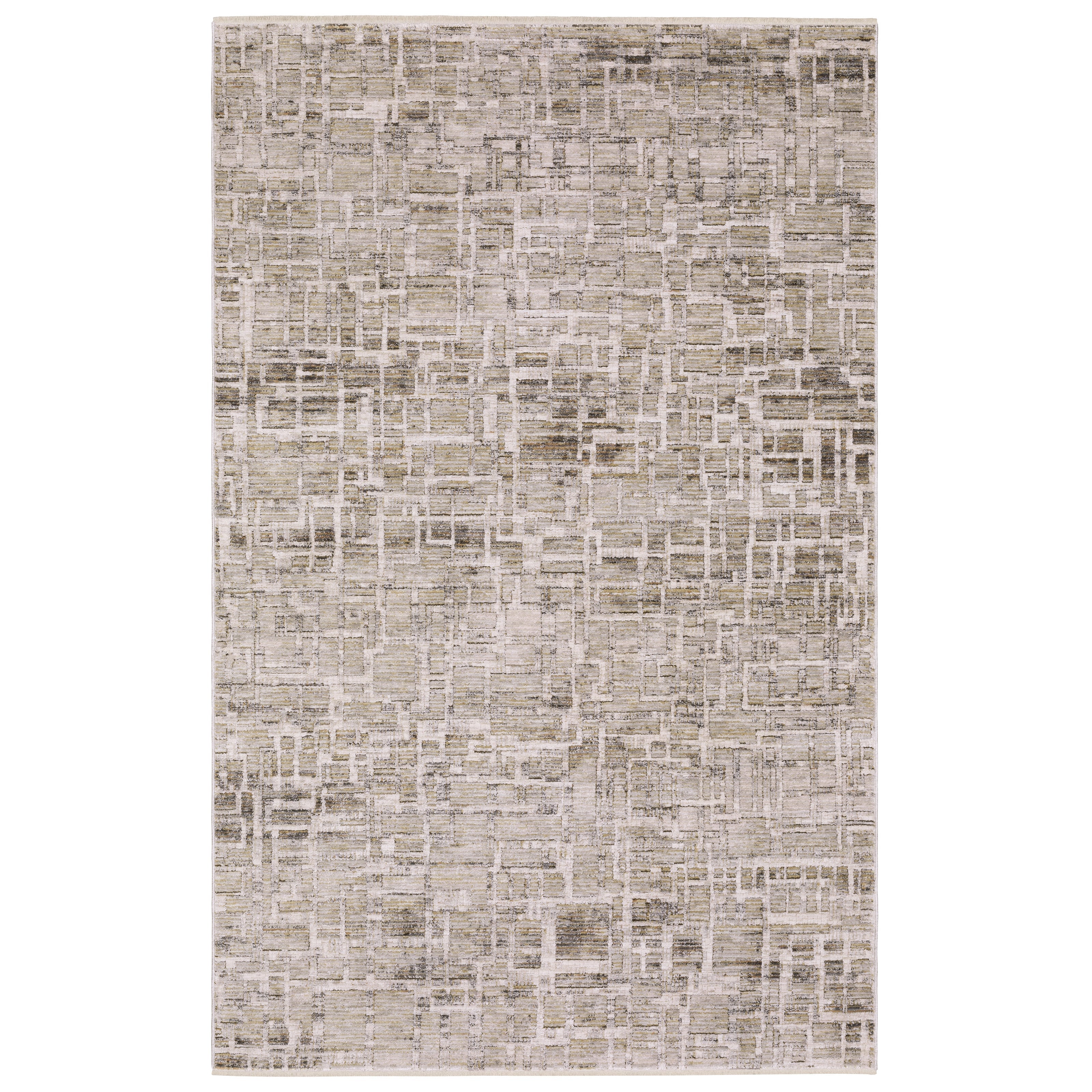 Oriental Weavers Branigan BRG08 Beige/Gold Area Rug