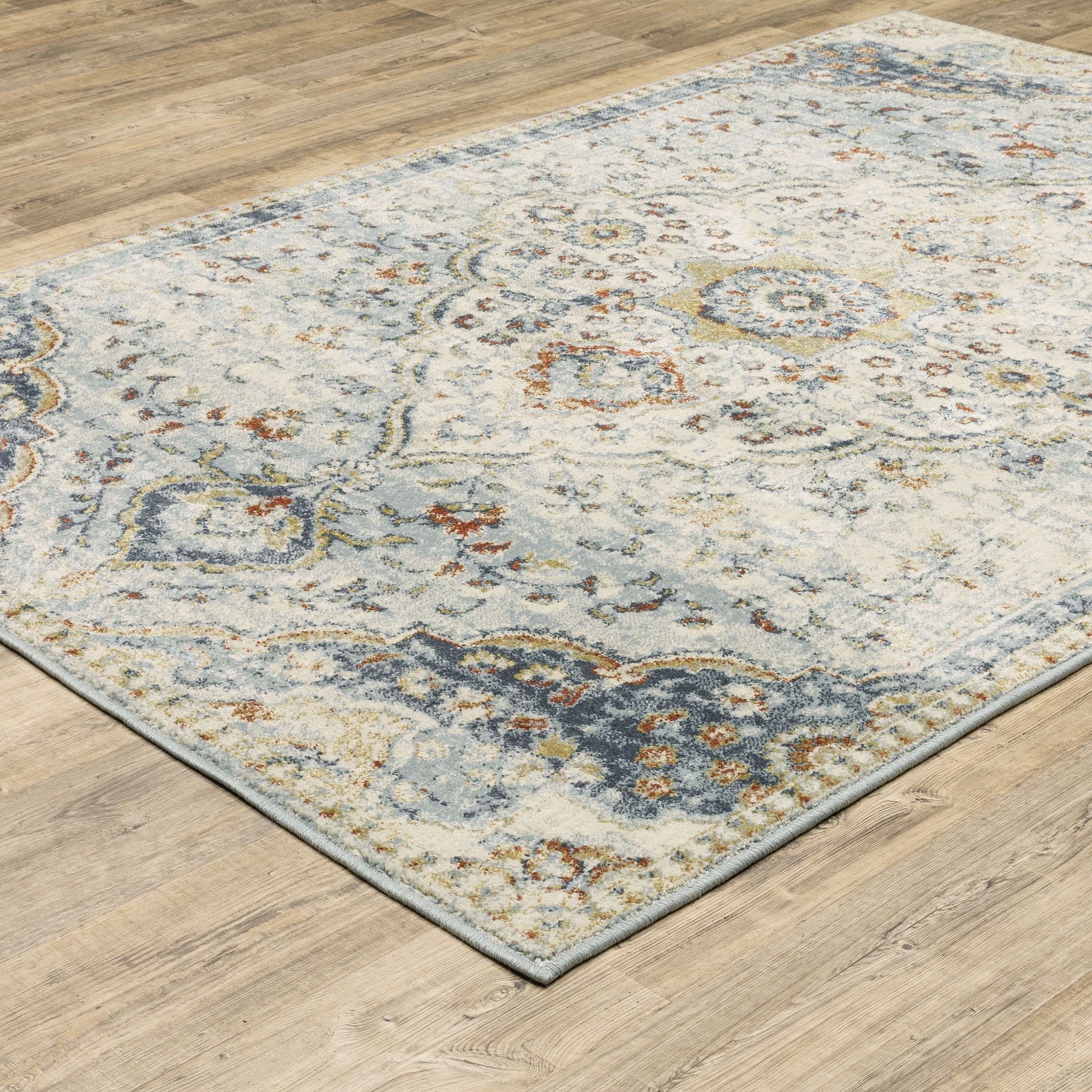 Oriental Weavers Branson BR01A Blue/Multi Area Rug