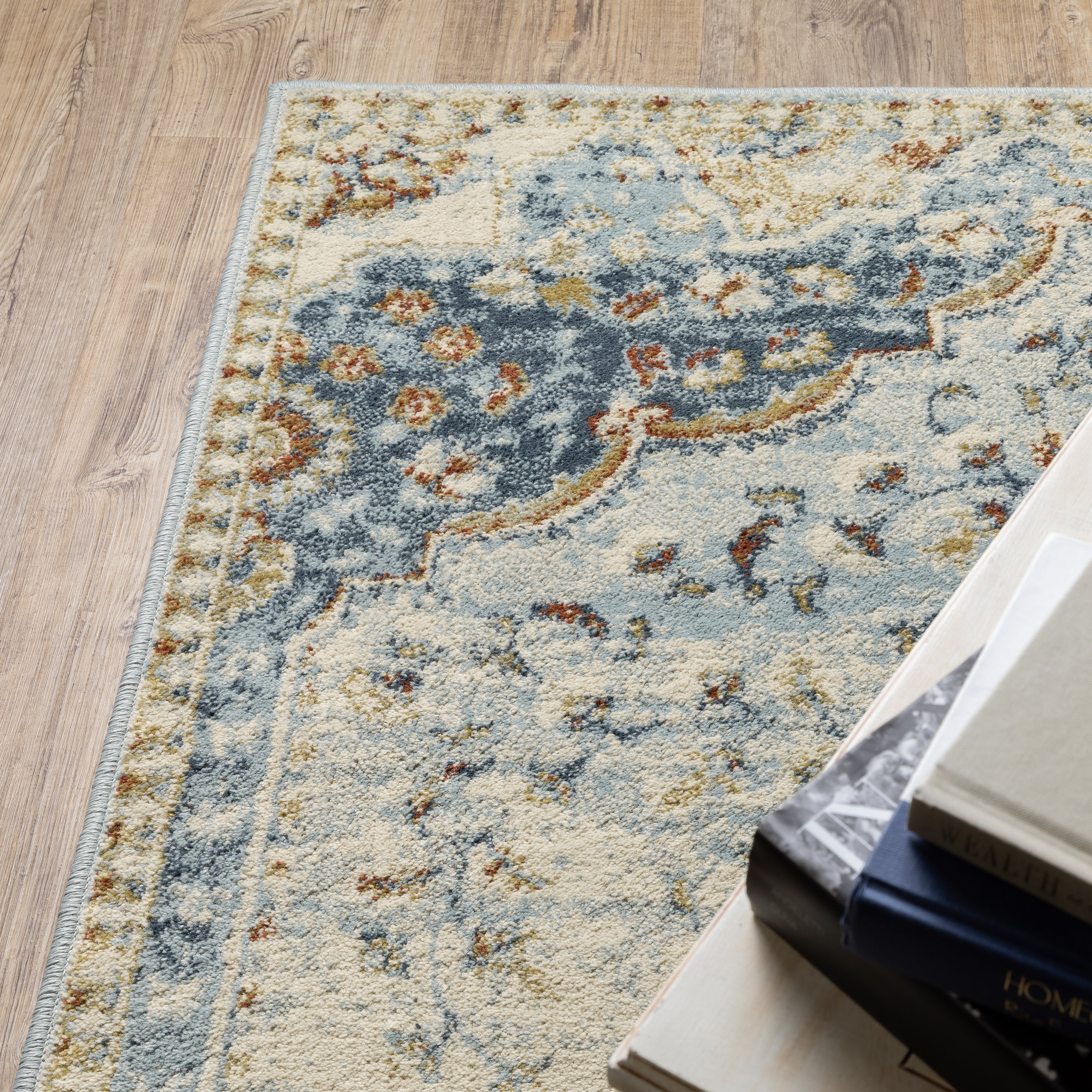 Oriental Weavers Branson BR01A Blue/Multi Area Rug