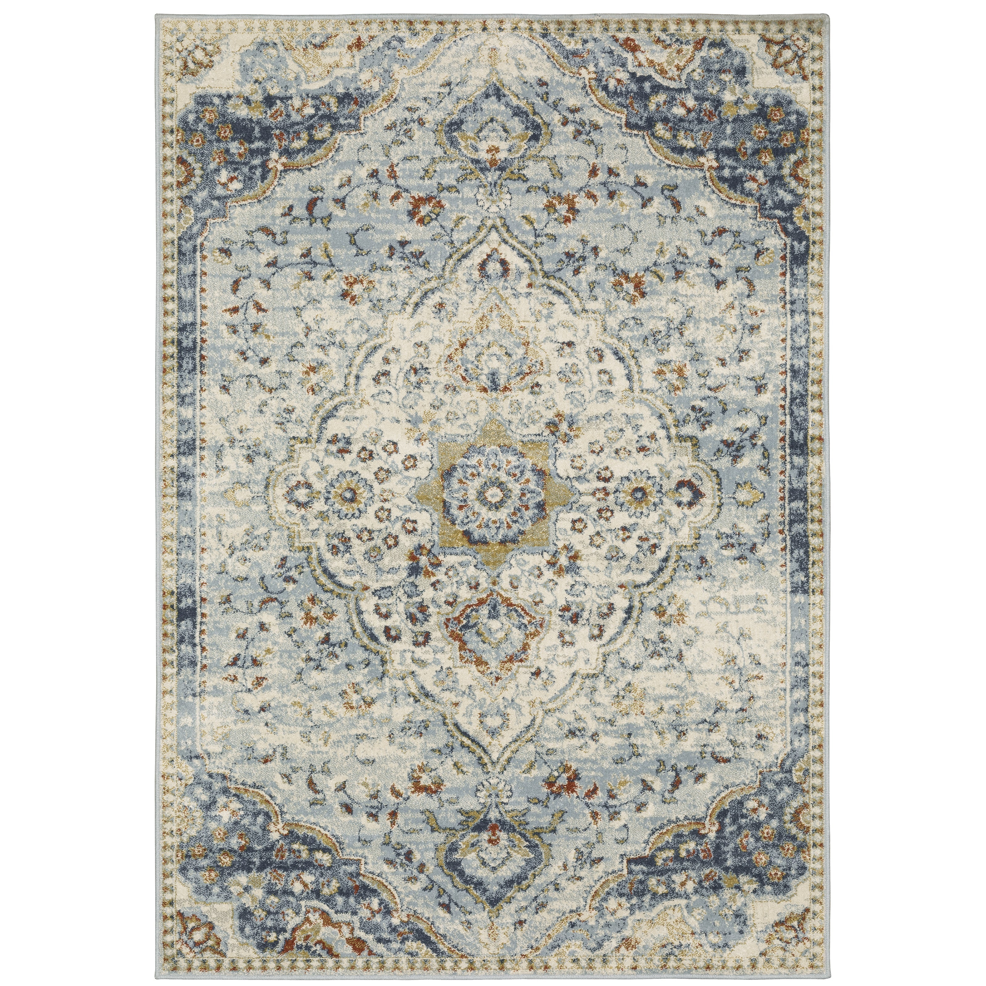 Oriental Weavers Branson BR01A Blue/Multi Area Rug