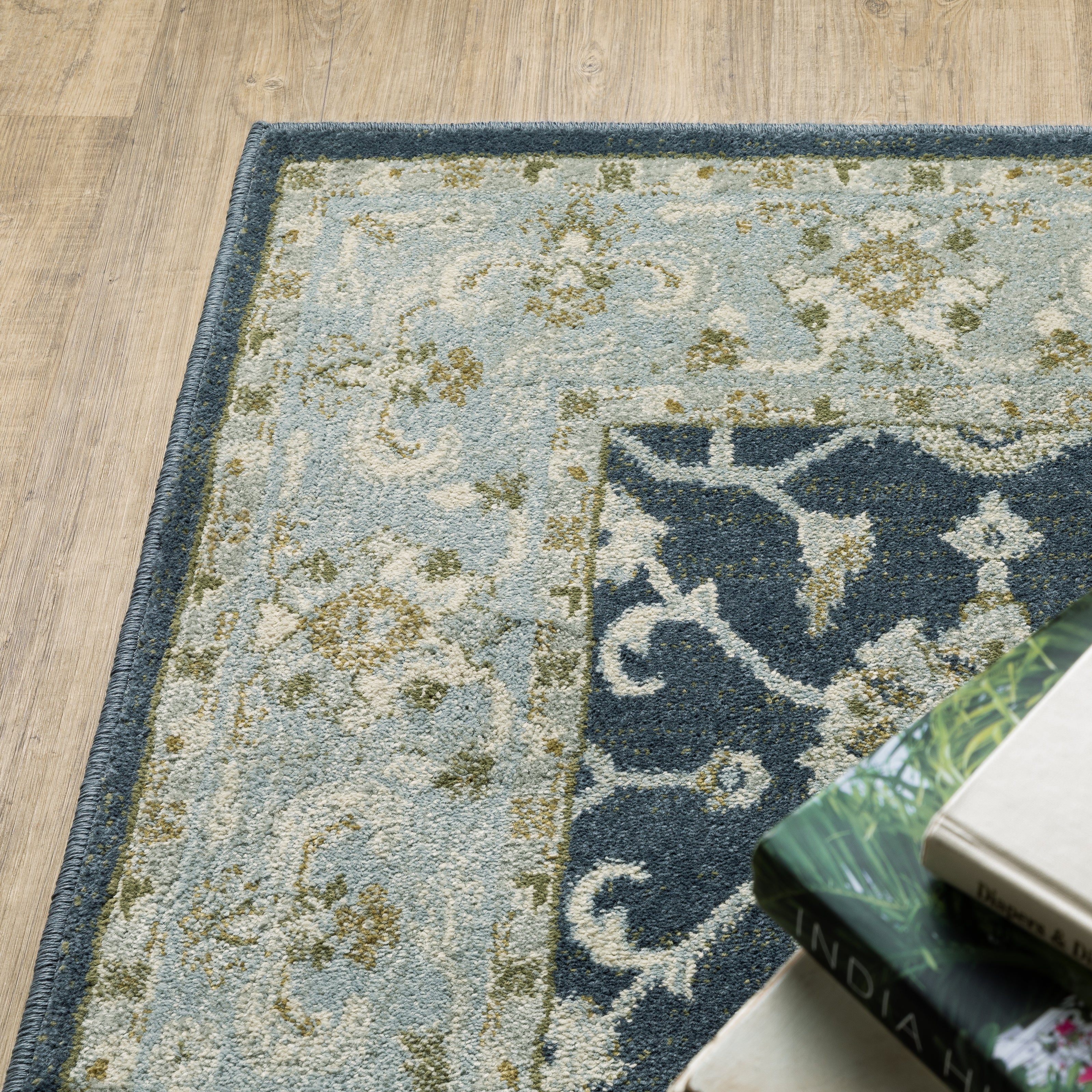 Oriental Weavers Branson BR05A Blue/Ivory Area Rug