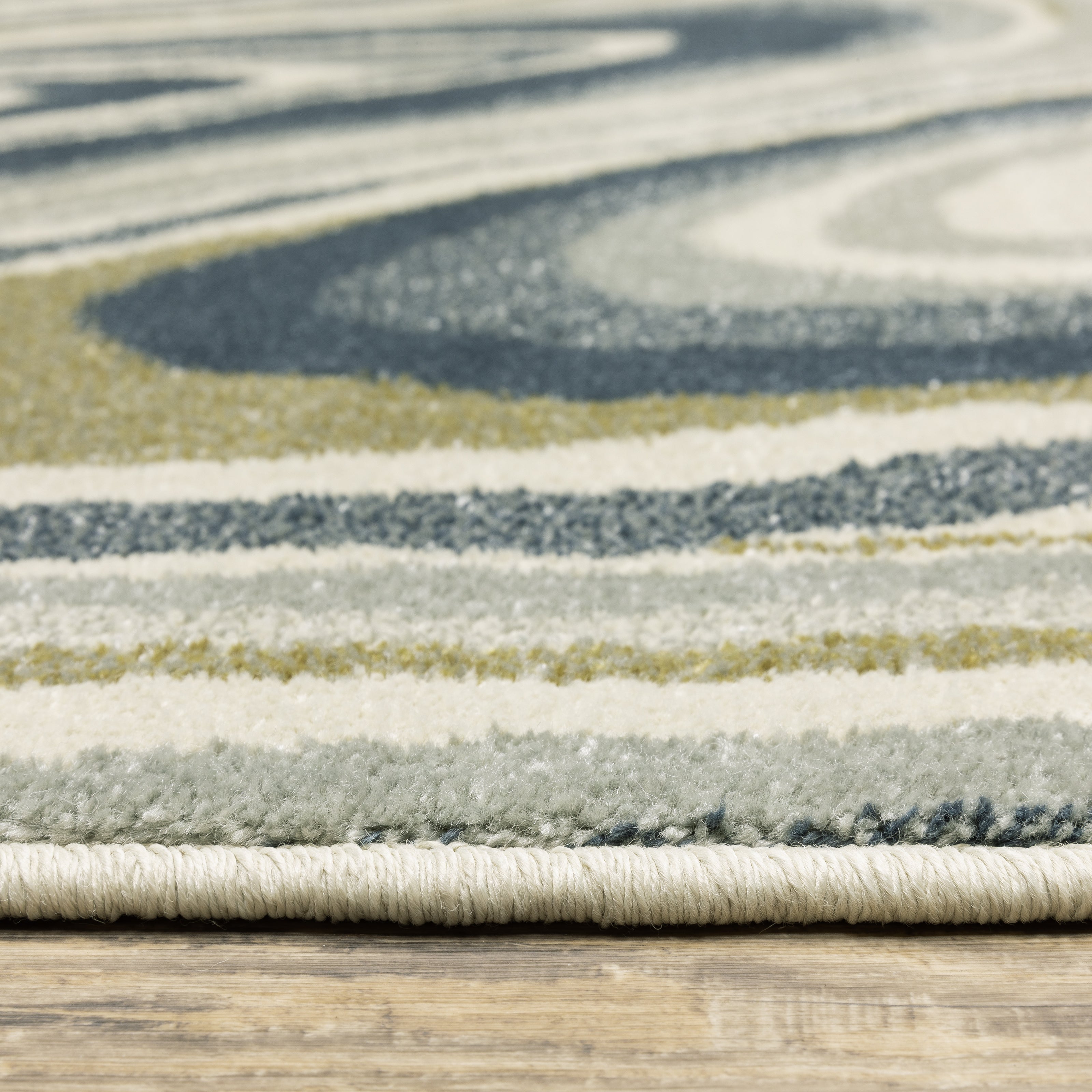 Oriental Weavers Branson BR07A Ivory/Blue Area Rug