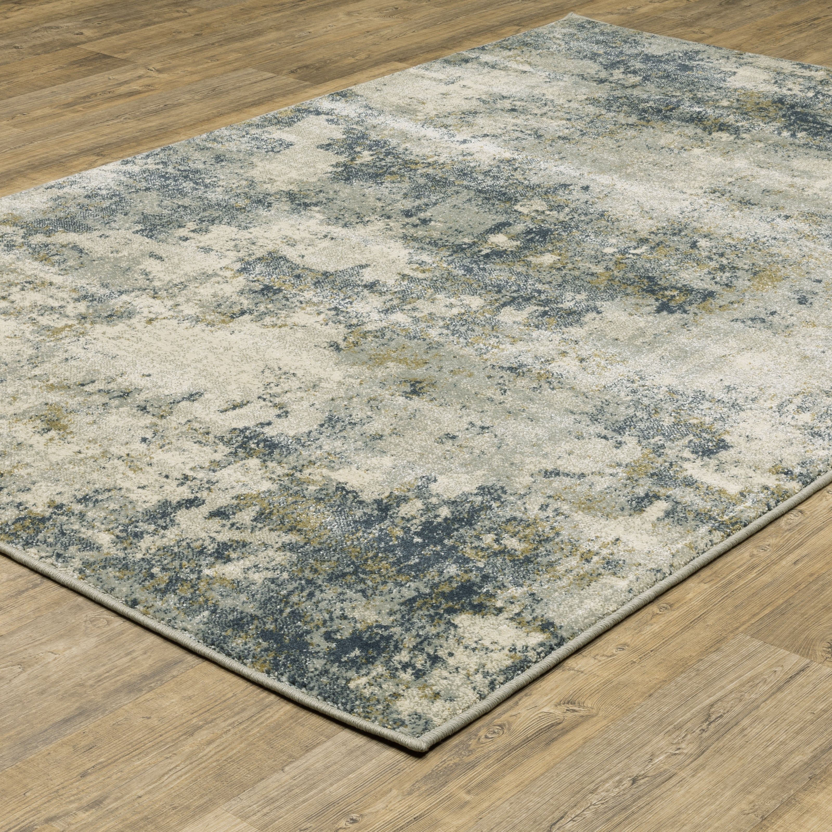 Oriental Weavers Branson BR12A Beige/Blue Area Rug