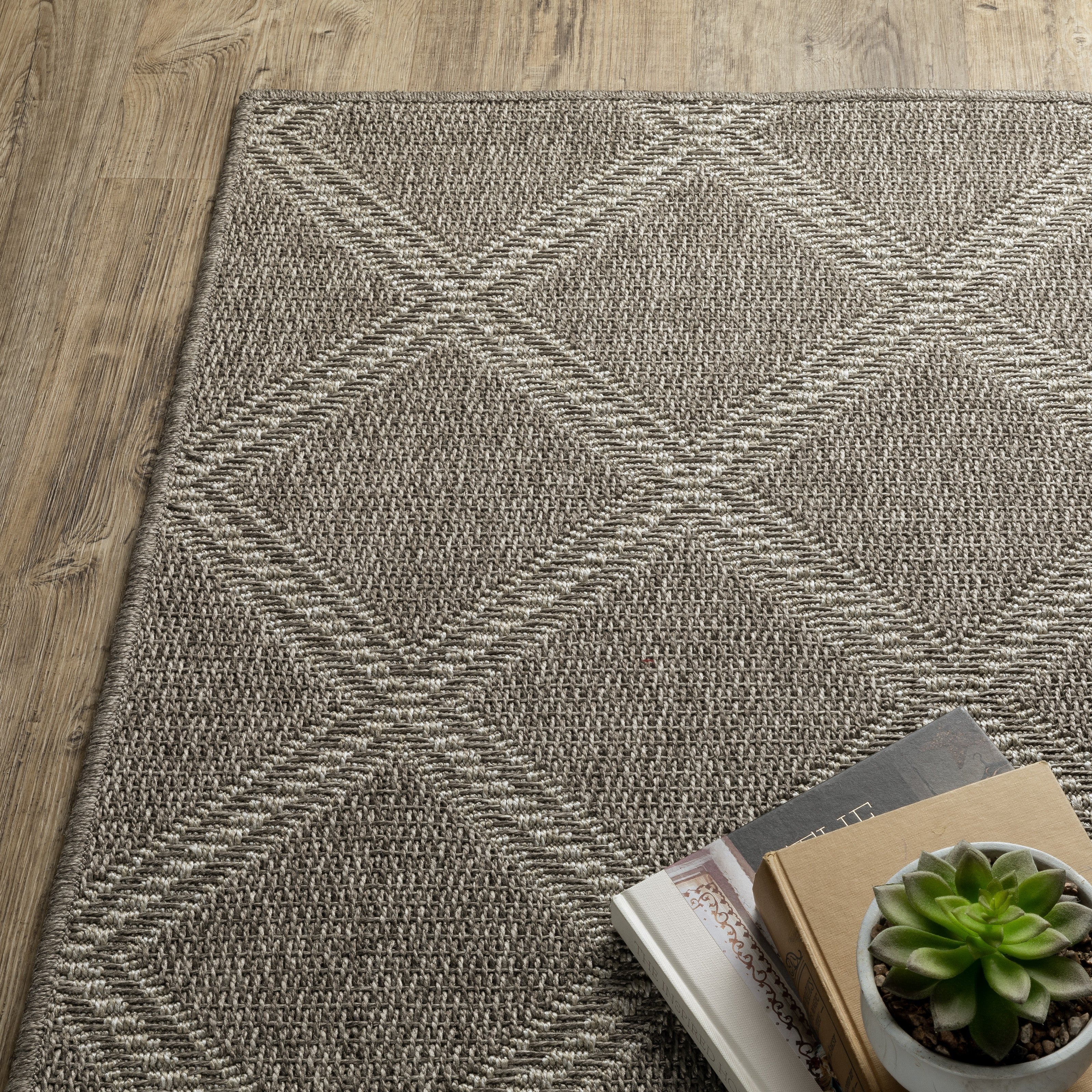 Oriental Weavers Caicos CA02N Grey/Grey Area Rug