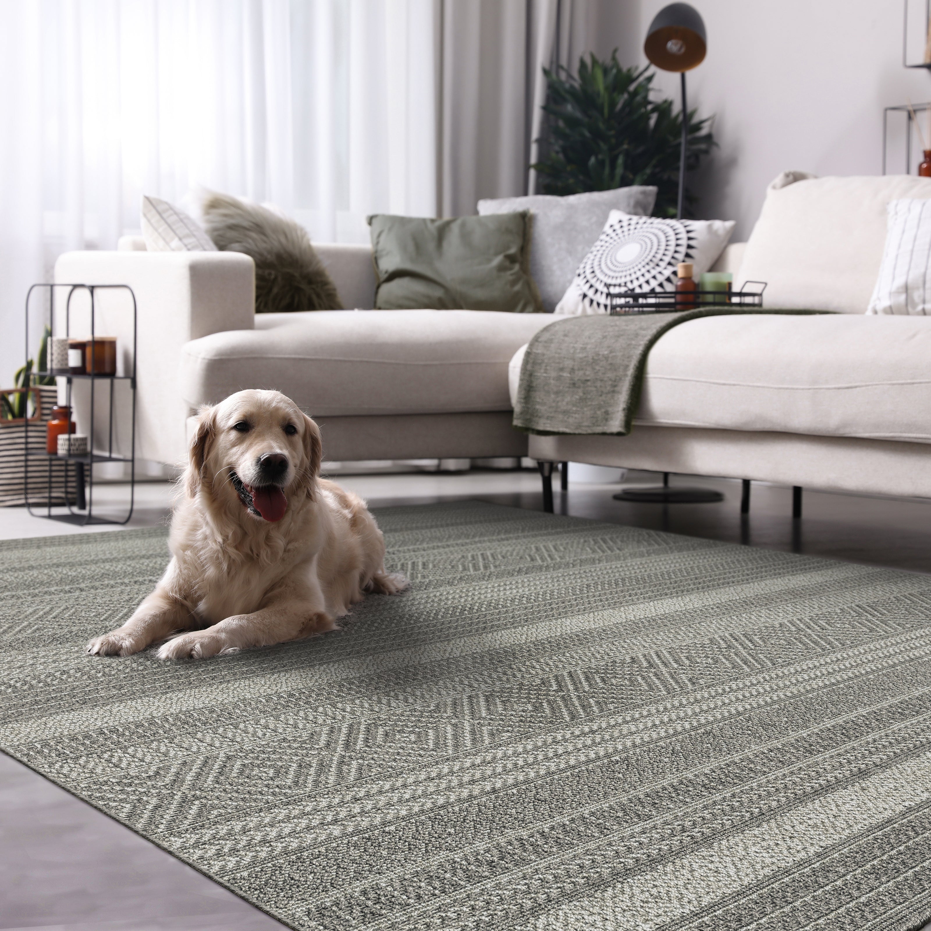Oriental Weavers Caicos CA06A Grey/Grey Area Rug