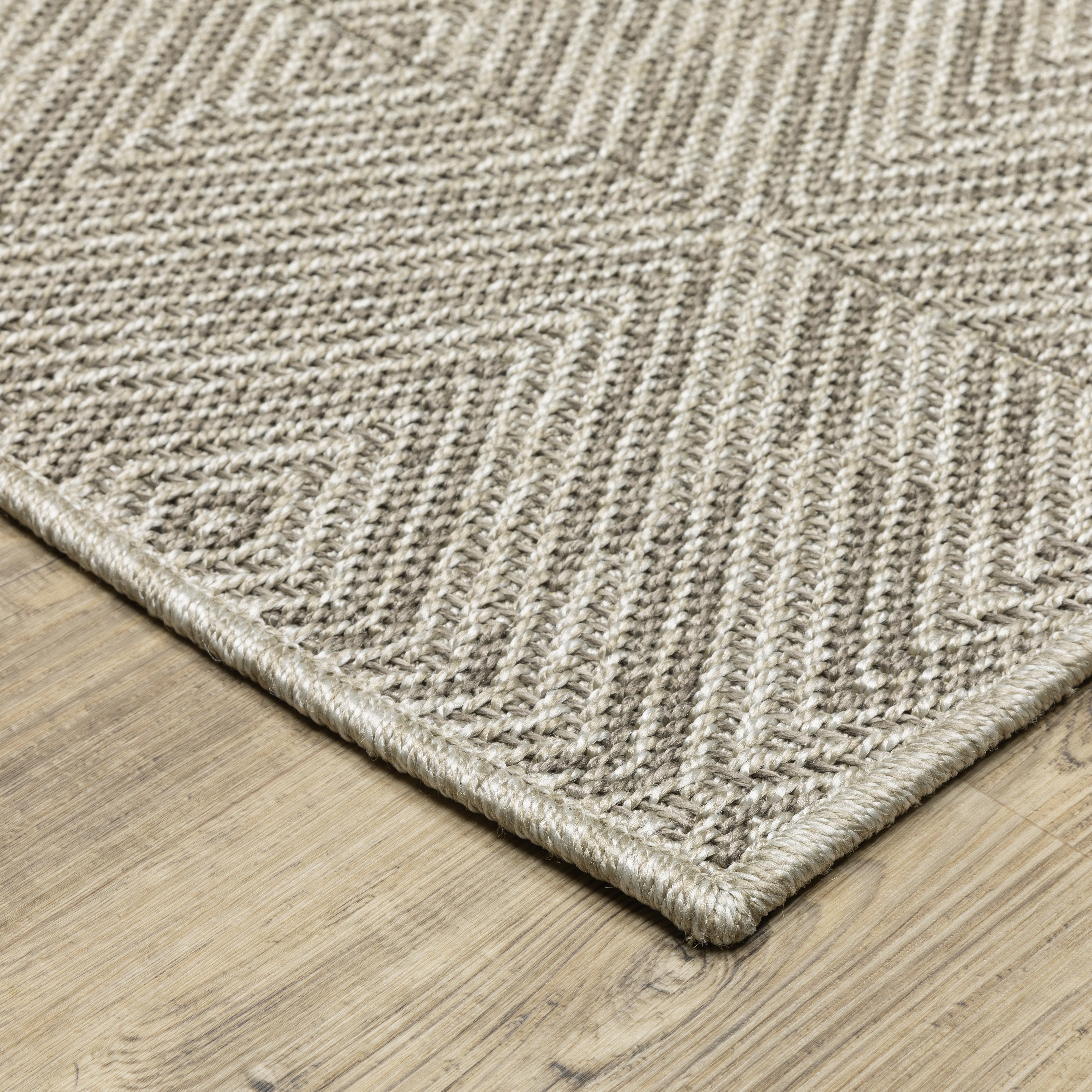 Oriental Weavers Caicos CA08A Grey/Grey Area Rug