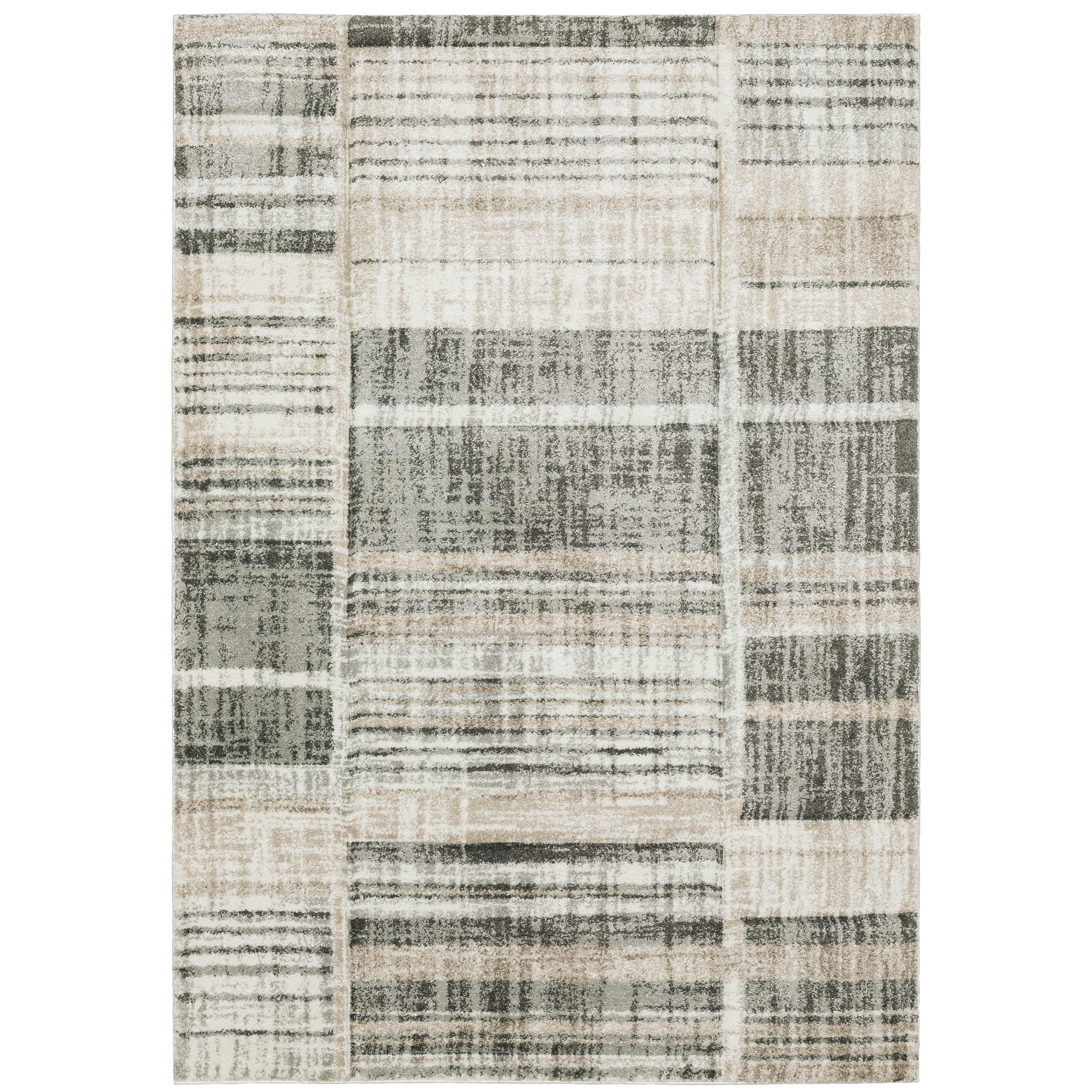 Oriental Weavers Cambria 55X Beige/Charcoal Area Rug
