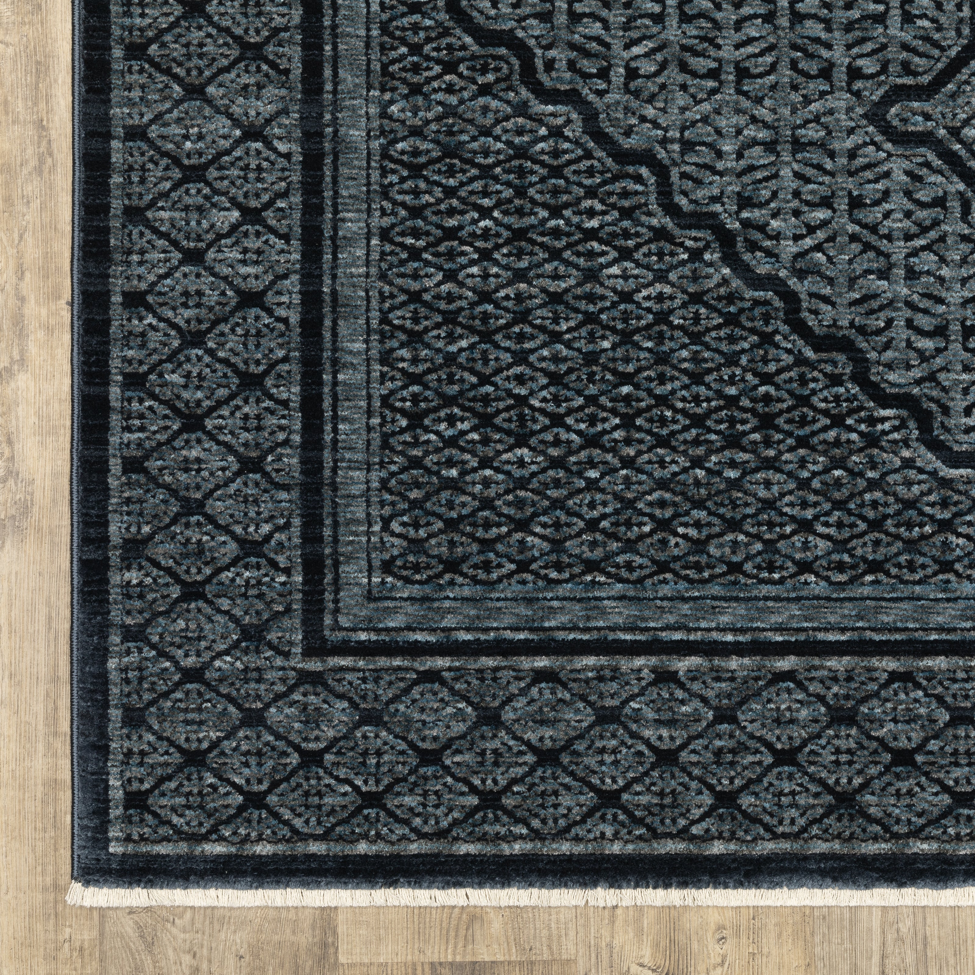 Oriental Weavers Capella CAP01 Blue/Blue Area Rug