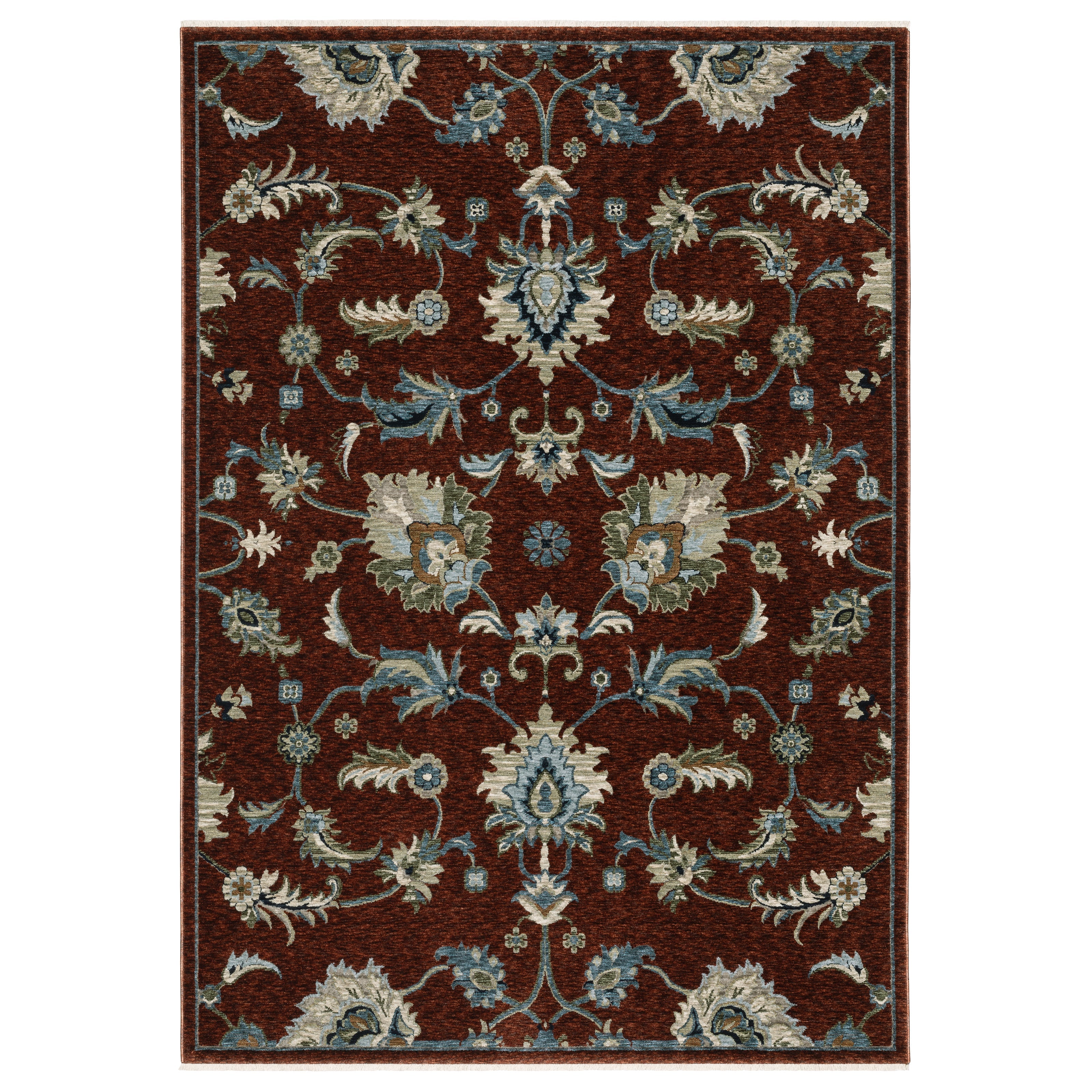 Oriental Weavers Capella CAP06 Red/Multi Area Rug