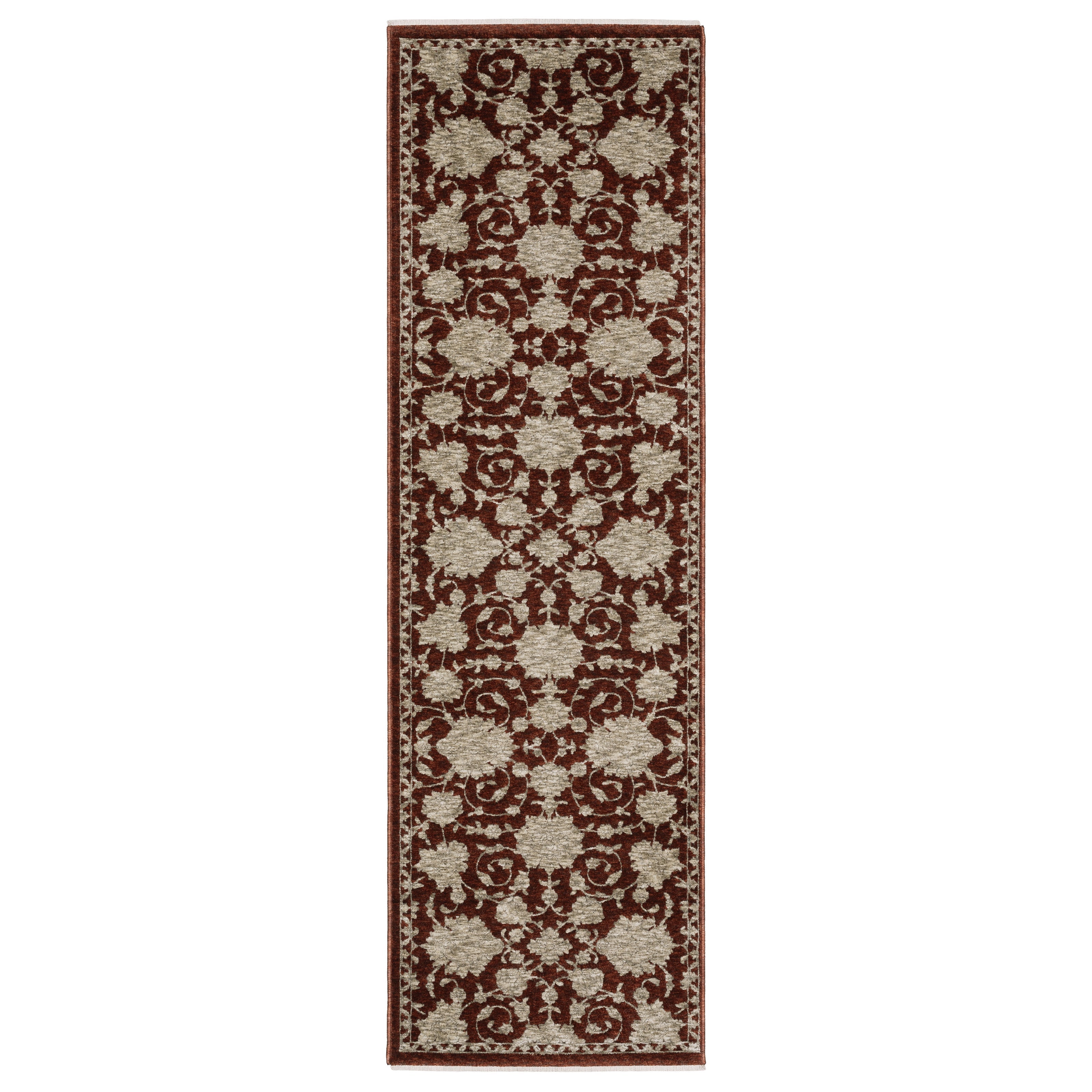 Oriental Weavers Capella CAP08 Red/Beige Area Rug