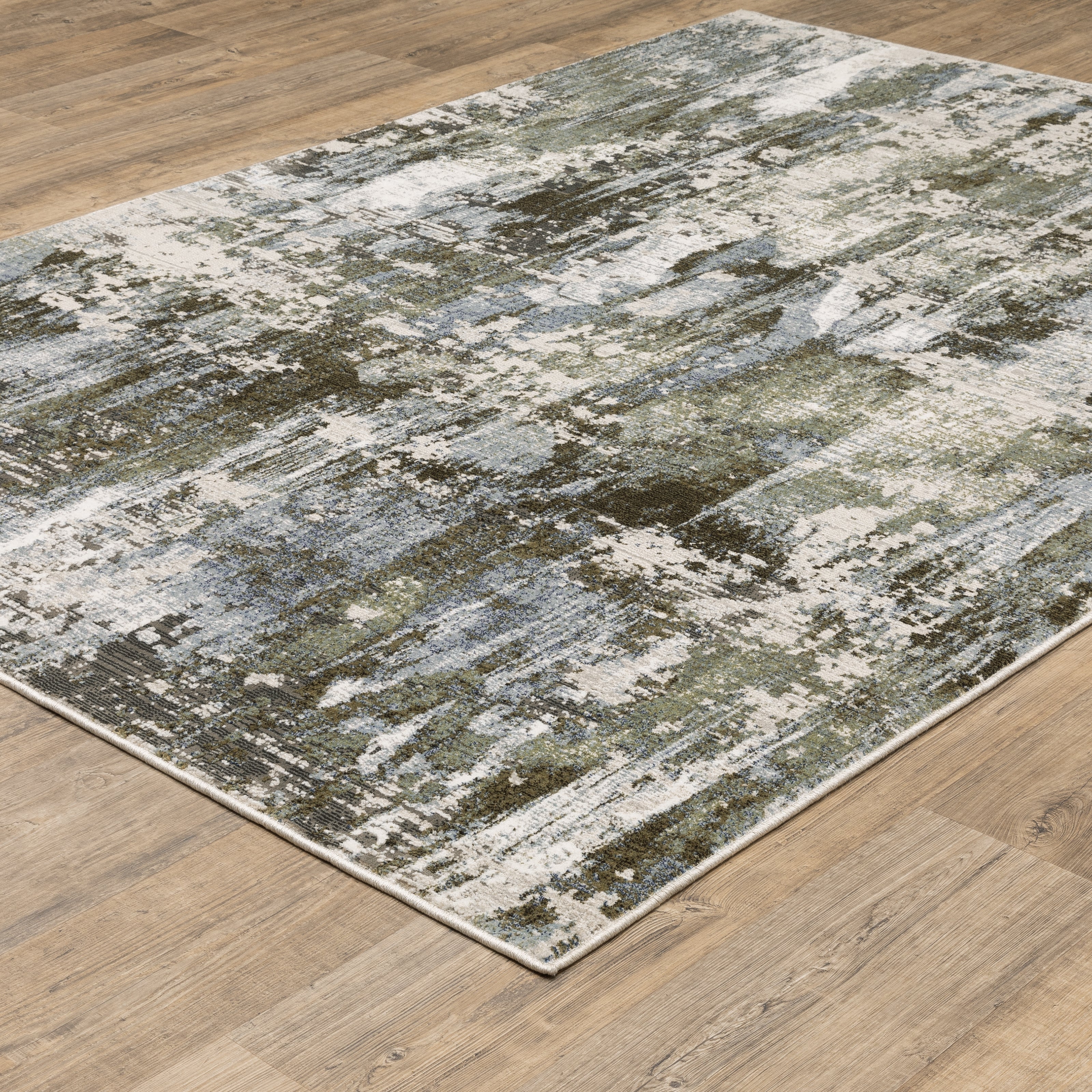 Oriental Weavers Caravan 2060F Green/Blue Area Rug
