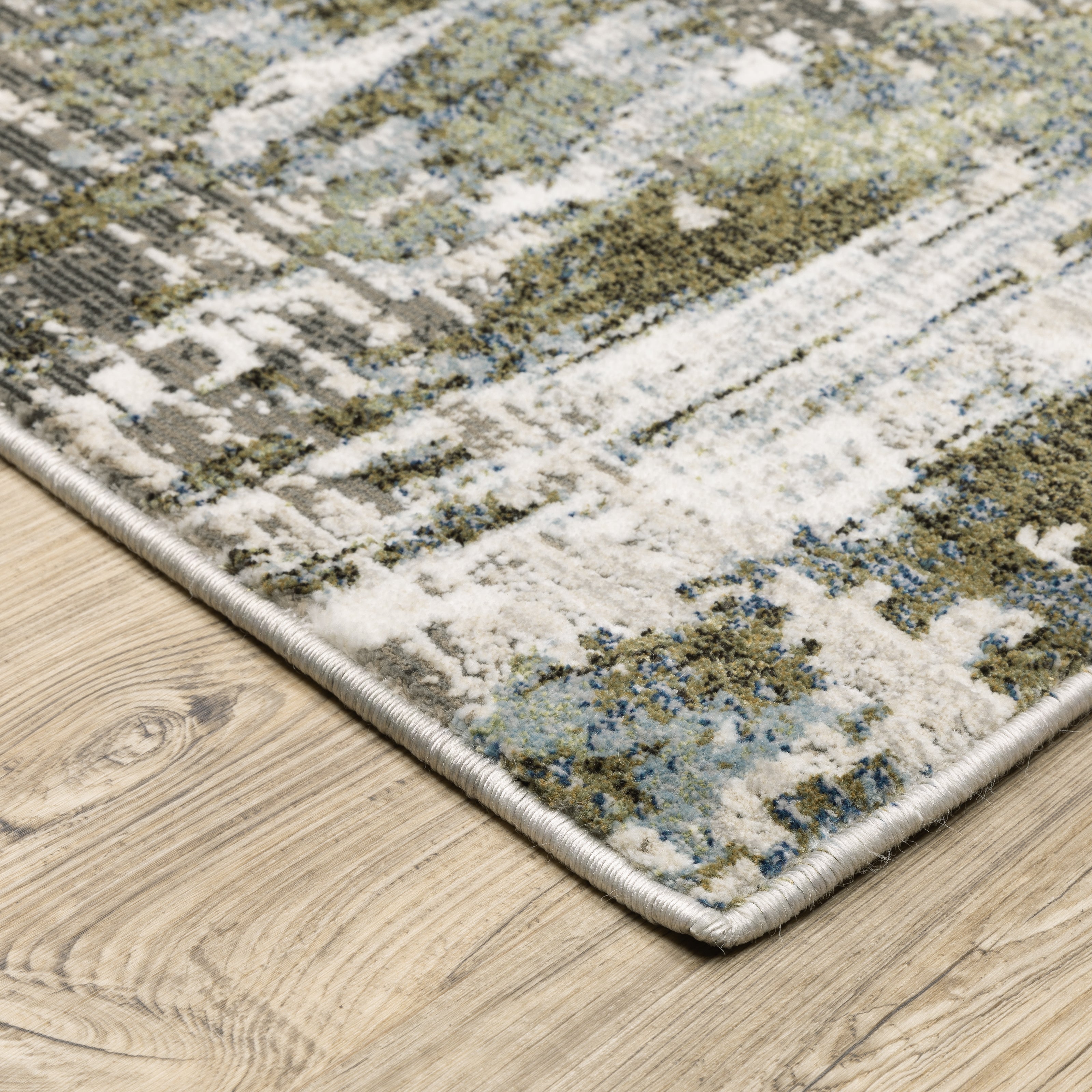 Oriental Weavers Caravan 2060F Green/Blue Area Rug