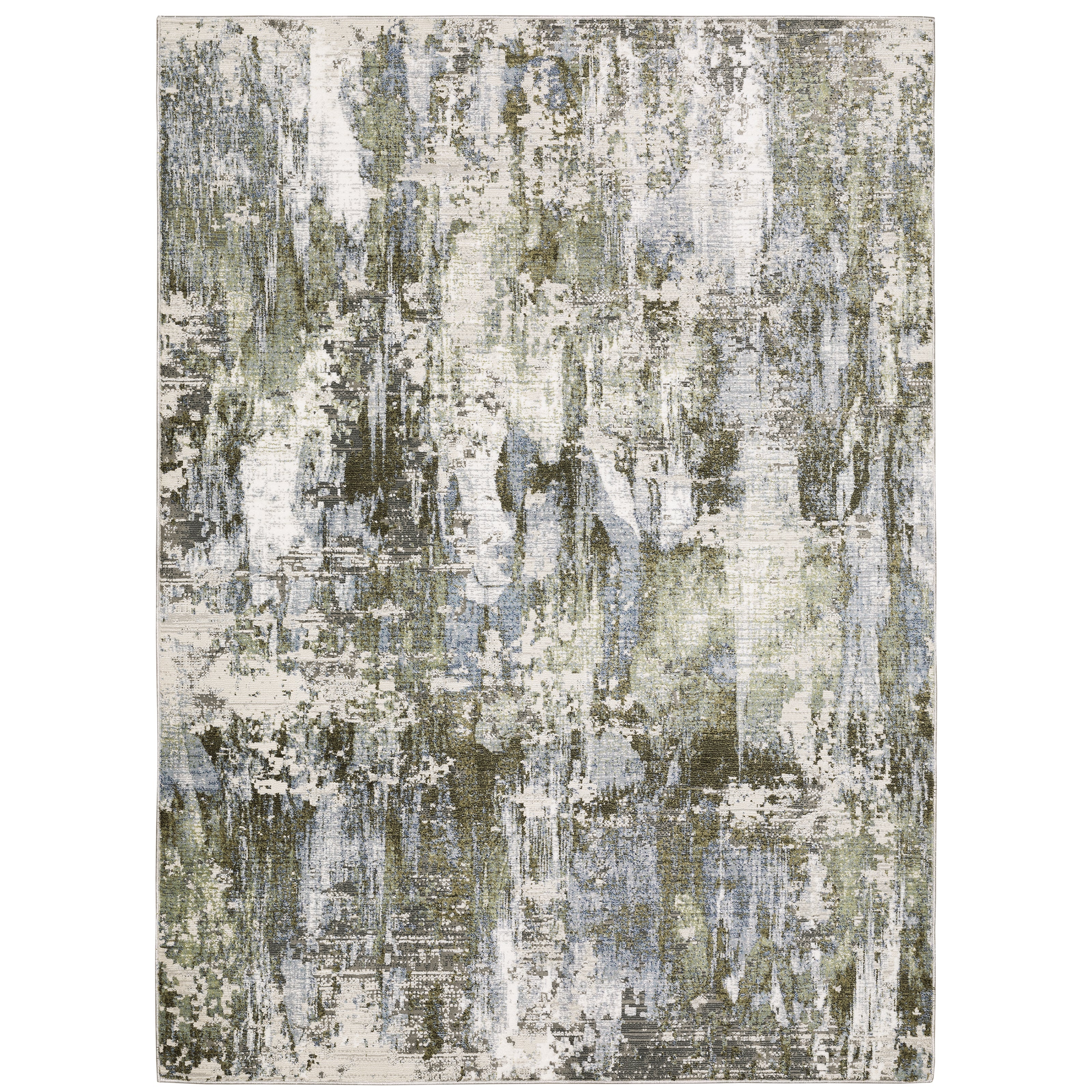 Oriental Weavers Caravan 2060F Green/Blue Area Rug
