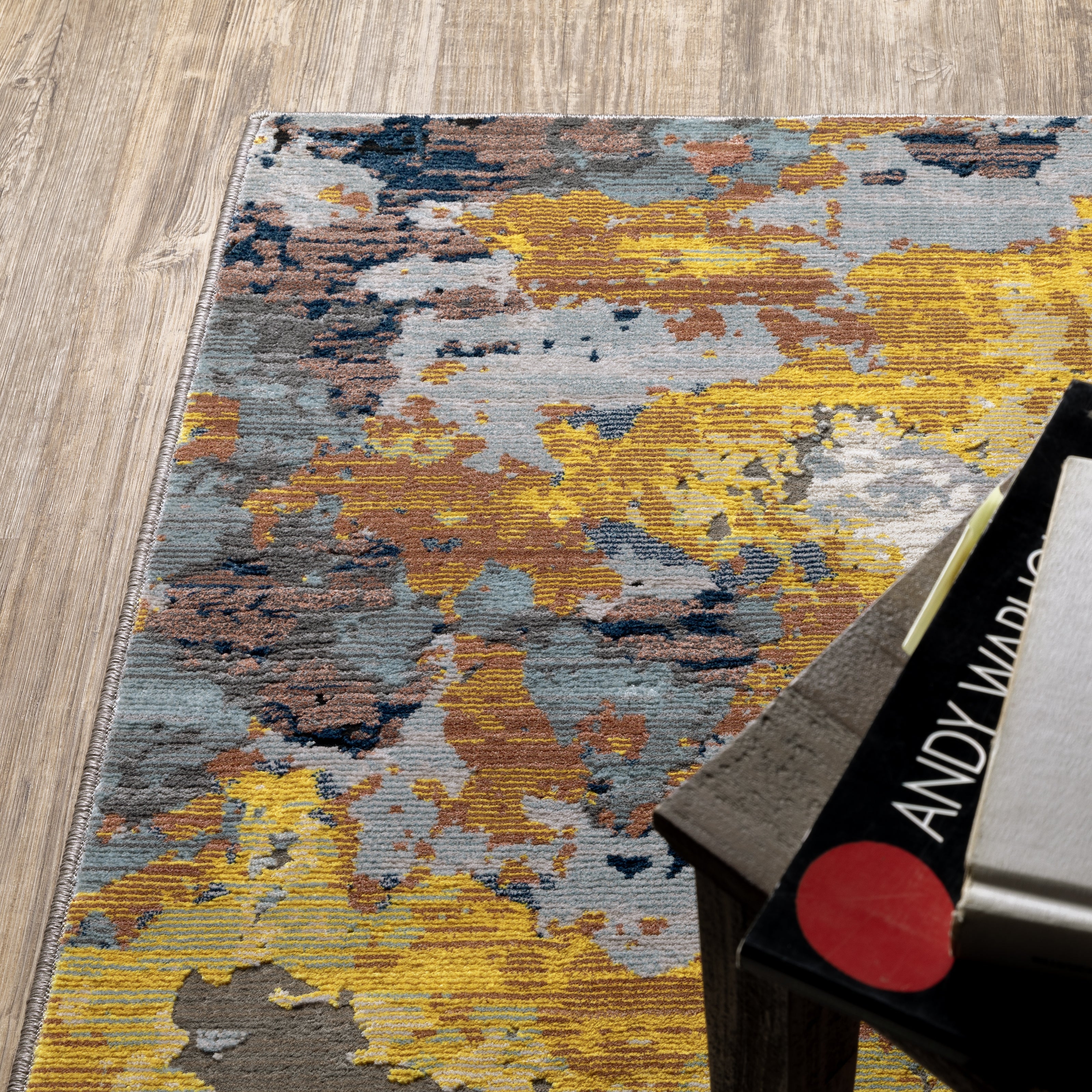 Oriental Weavers Caravan 530V Yellow/Blue Area Rug