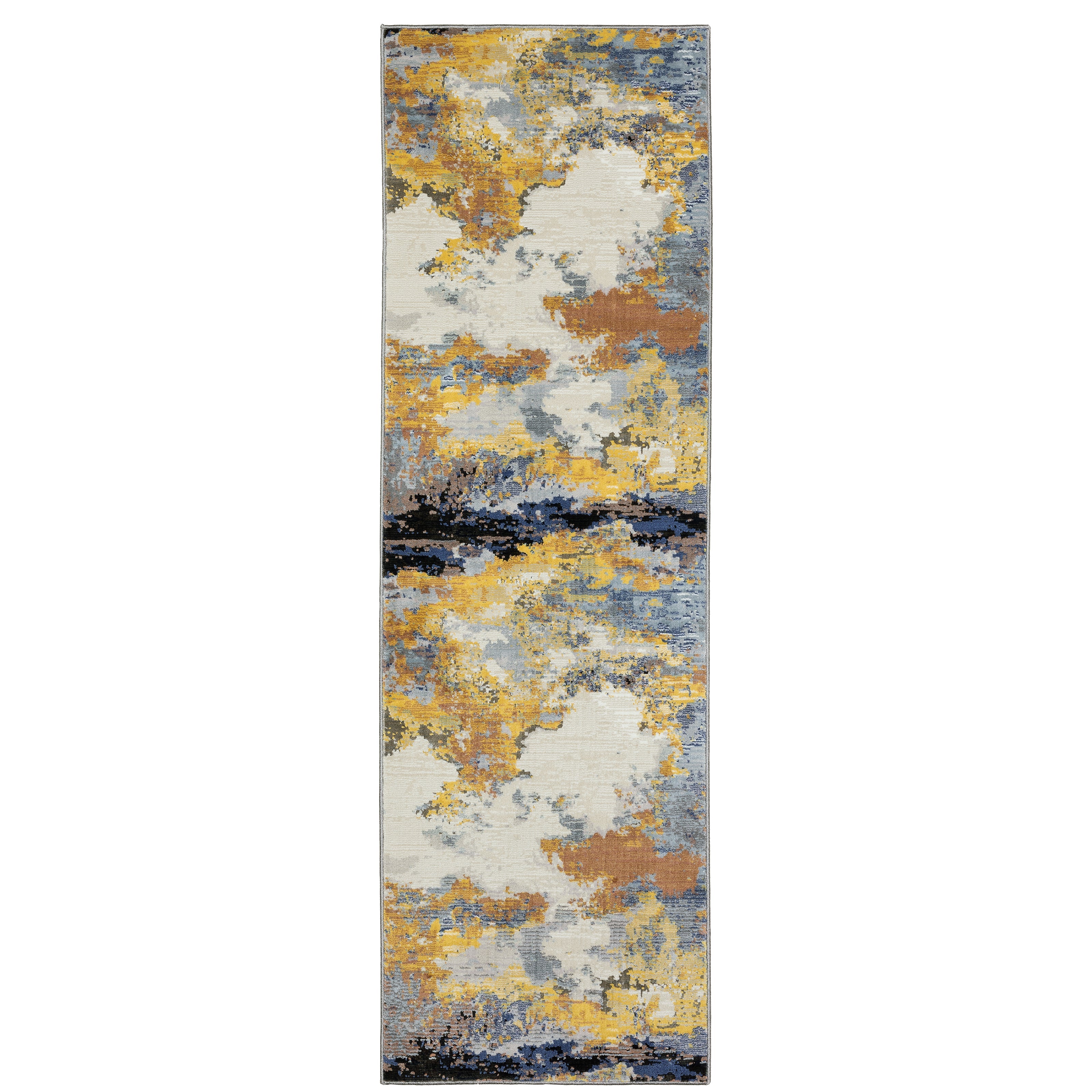 Oriental Weavers Caravan 530V Yellow/Blue Area Rug