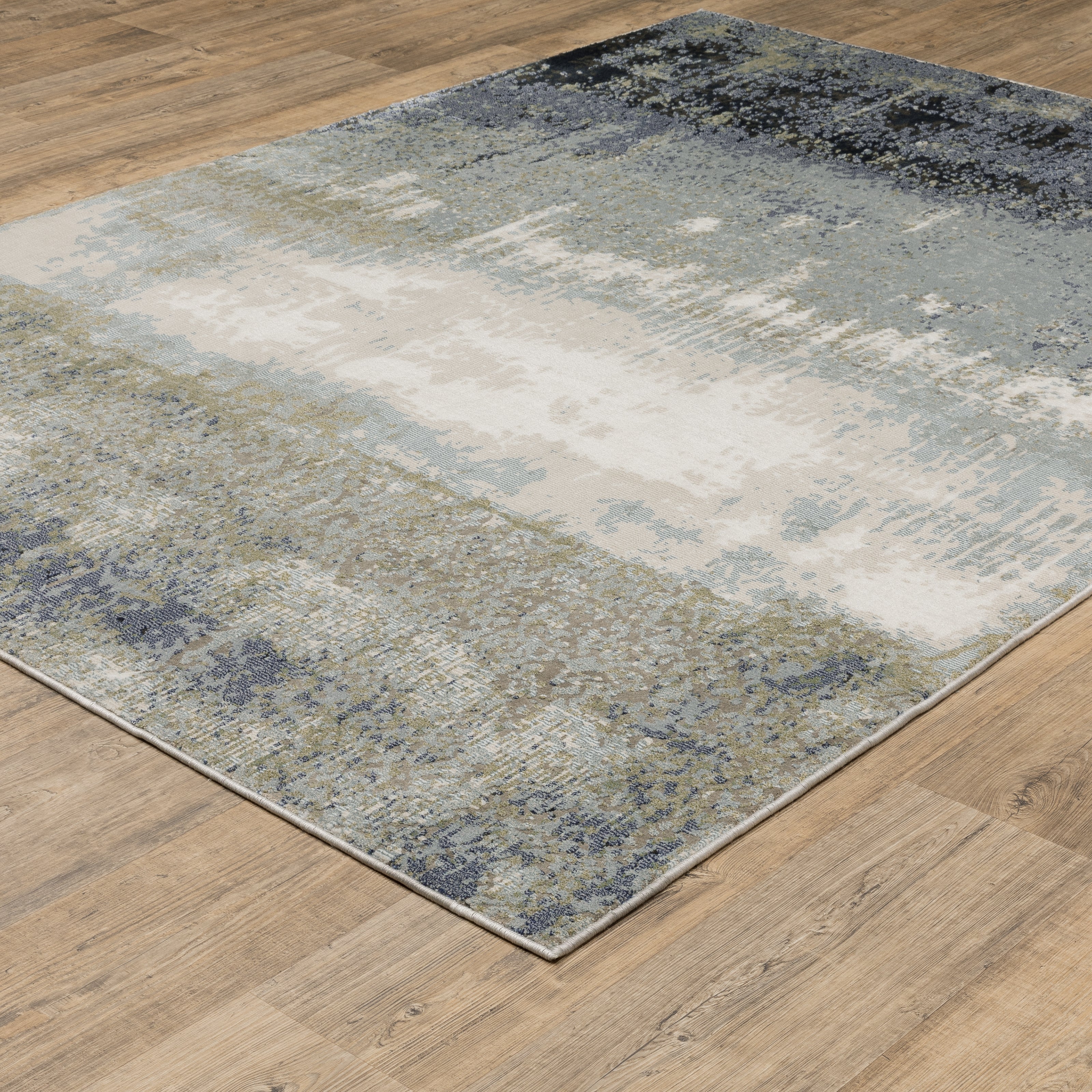 Oriental Weavers Caravan 5571H Blue/Green Area Rug