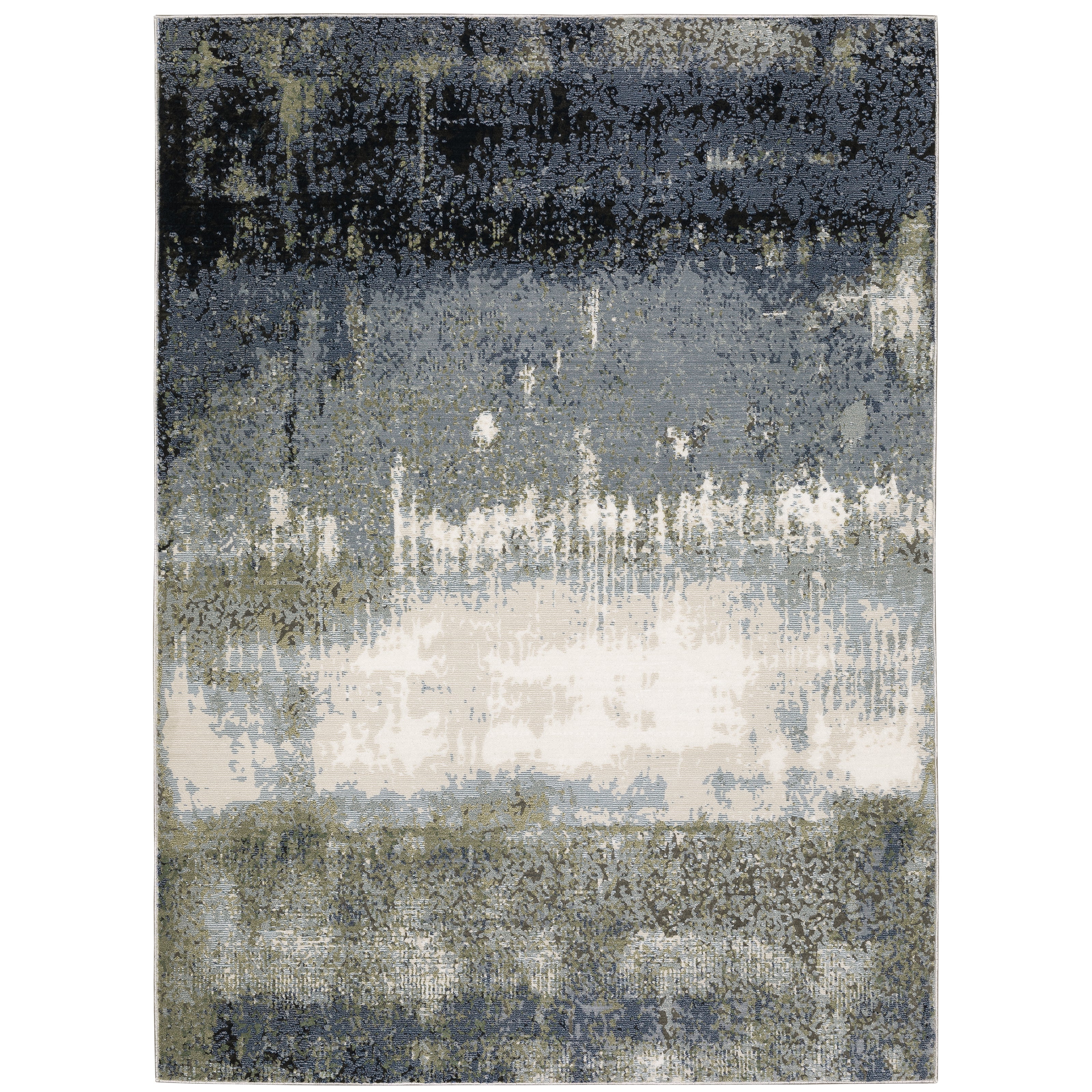 Oriental Weavers Caravan 5571H Blue/Green Area Rug