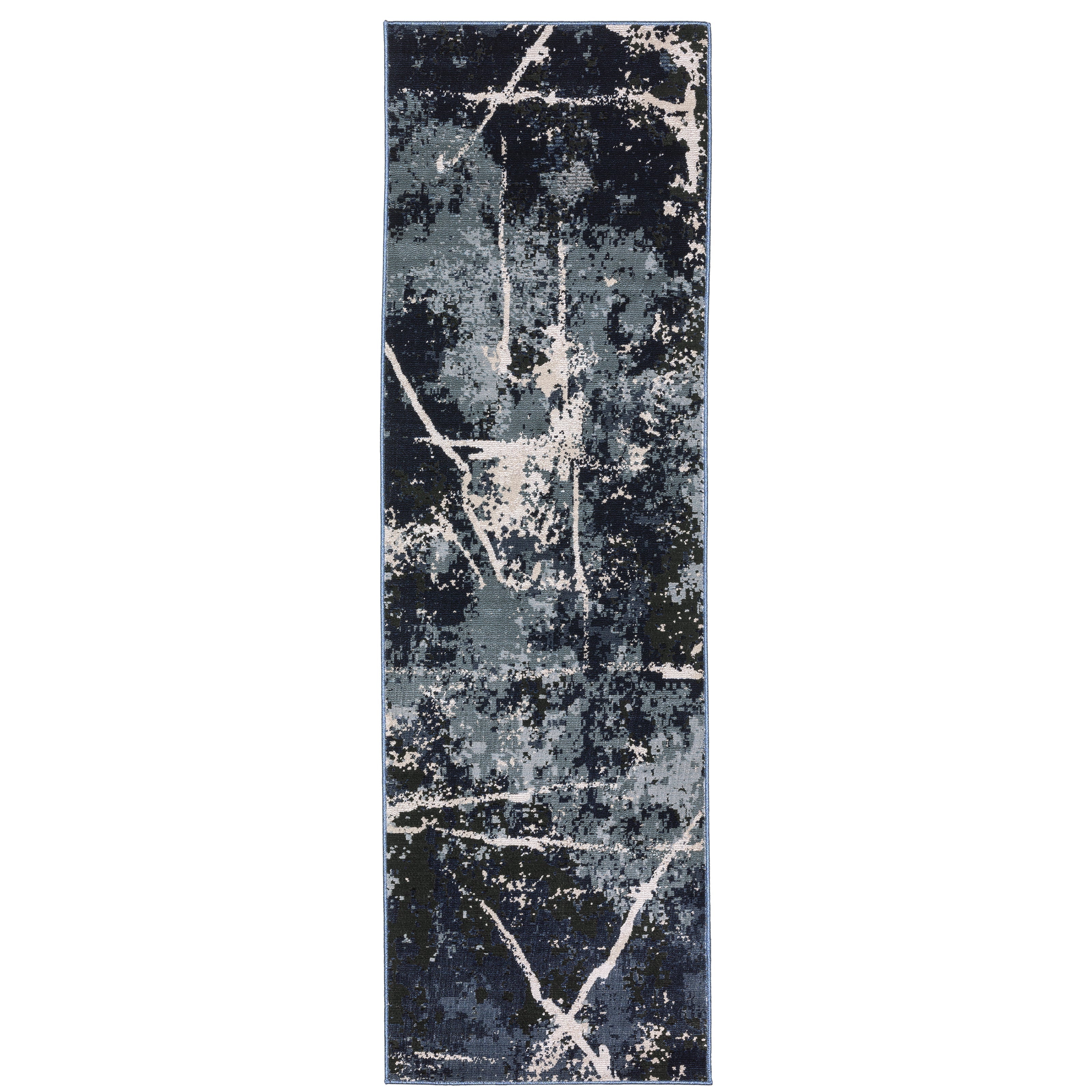 Oriental Weavers Caravan 7150B Blue/Blue Area Rug