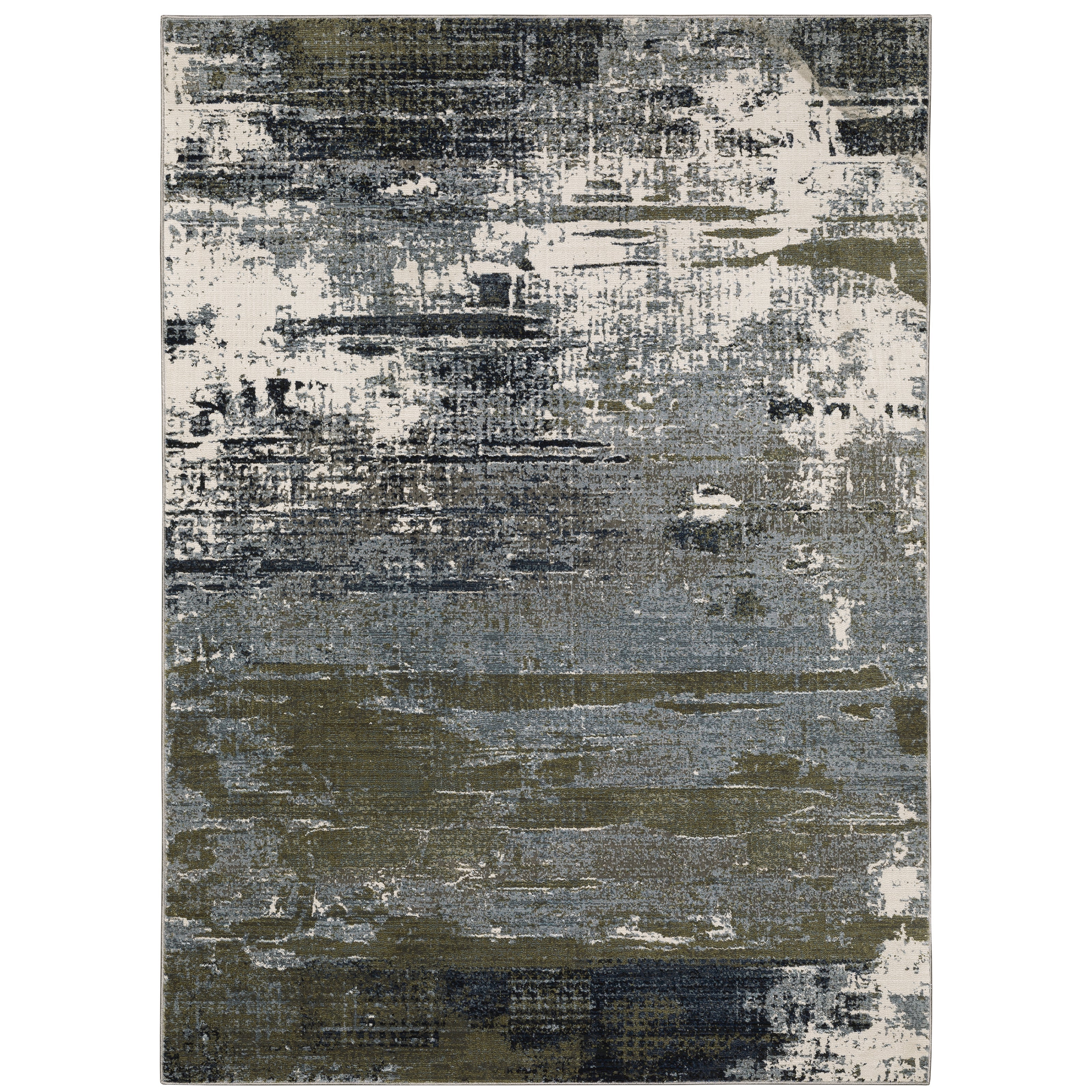 Oriental Weavers Caravan 8020L Blue/Green Area Rug